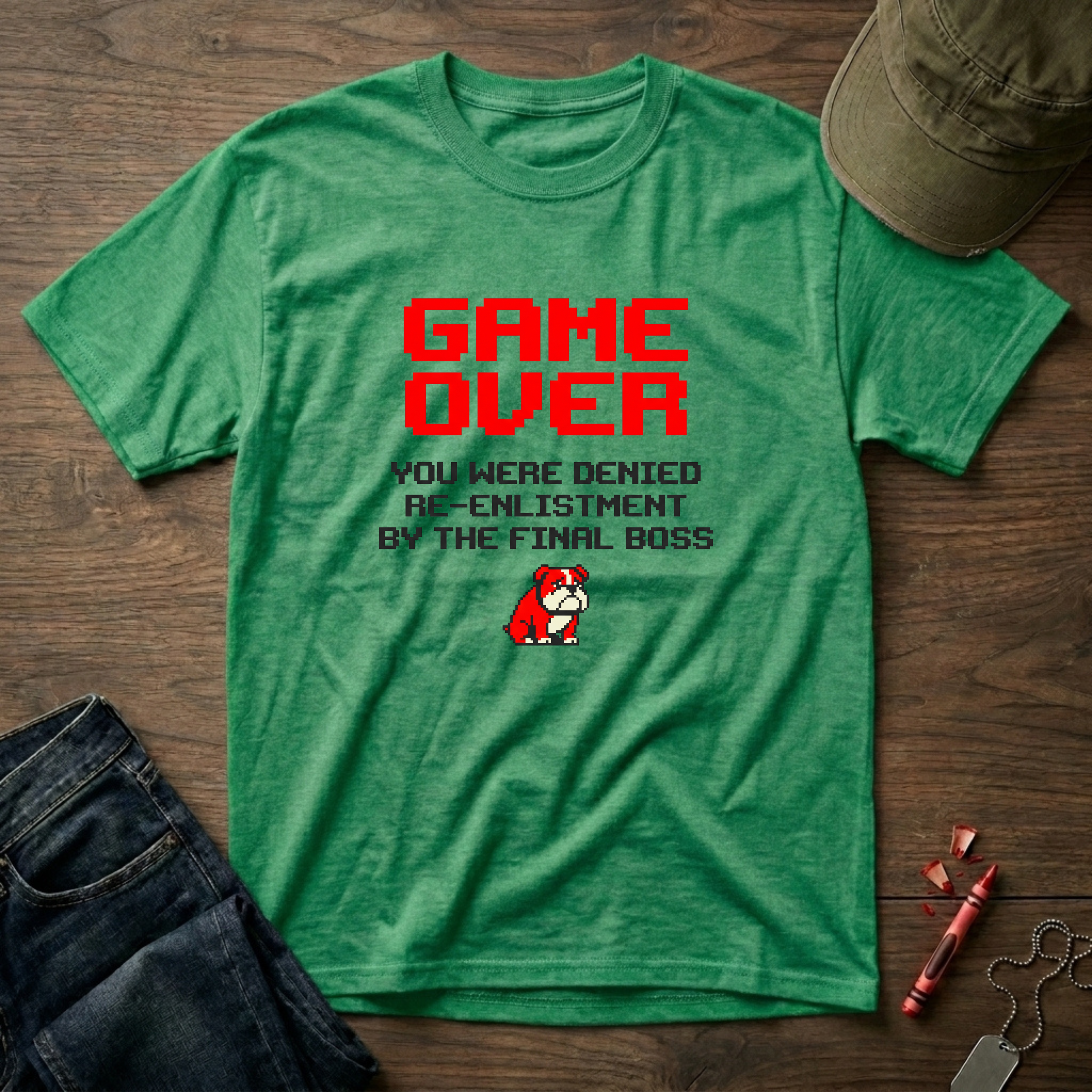 Game Over Denied - Premium T-Shirt
