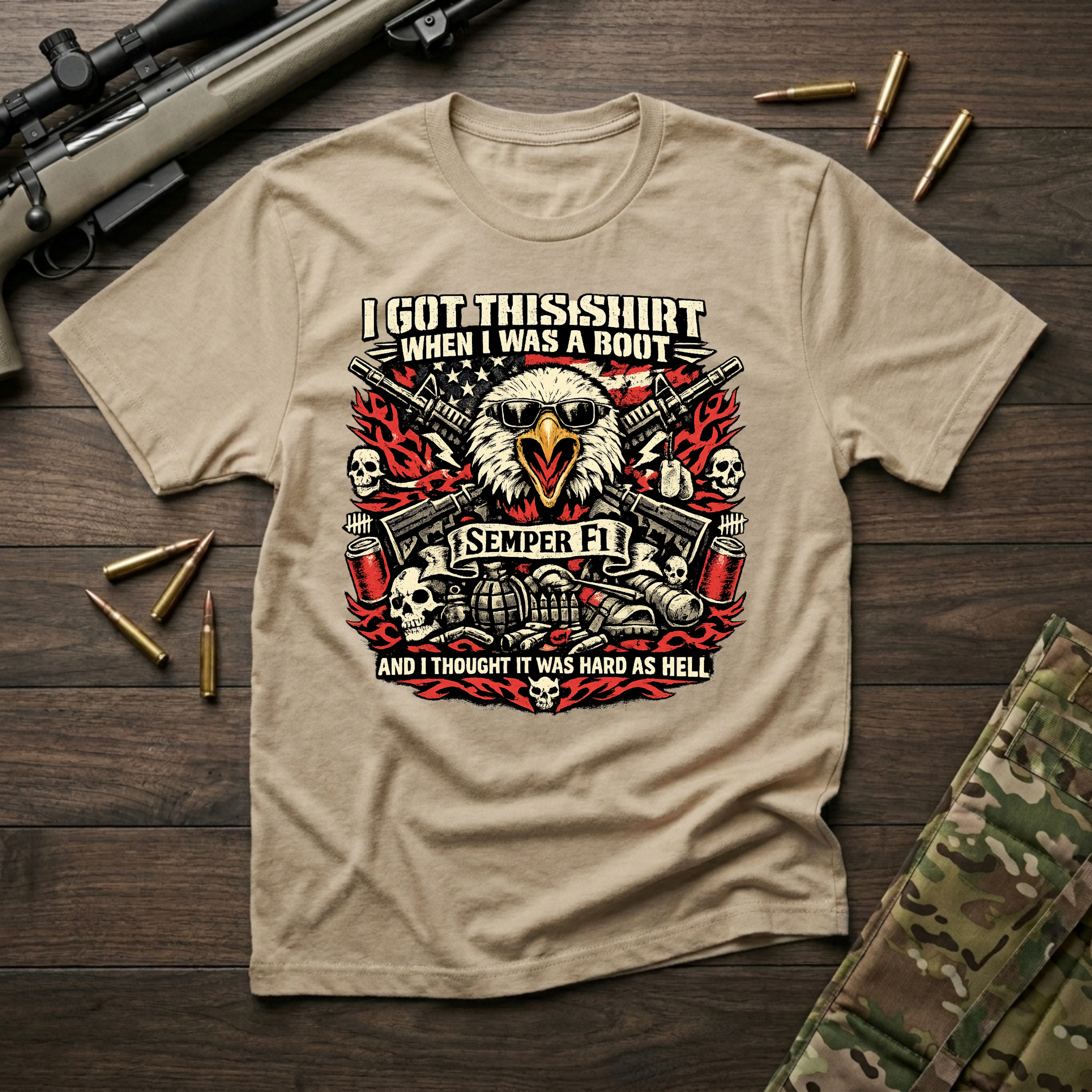 When I Was a Boot - Premium T-Shirt