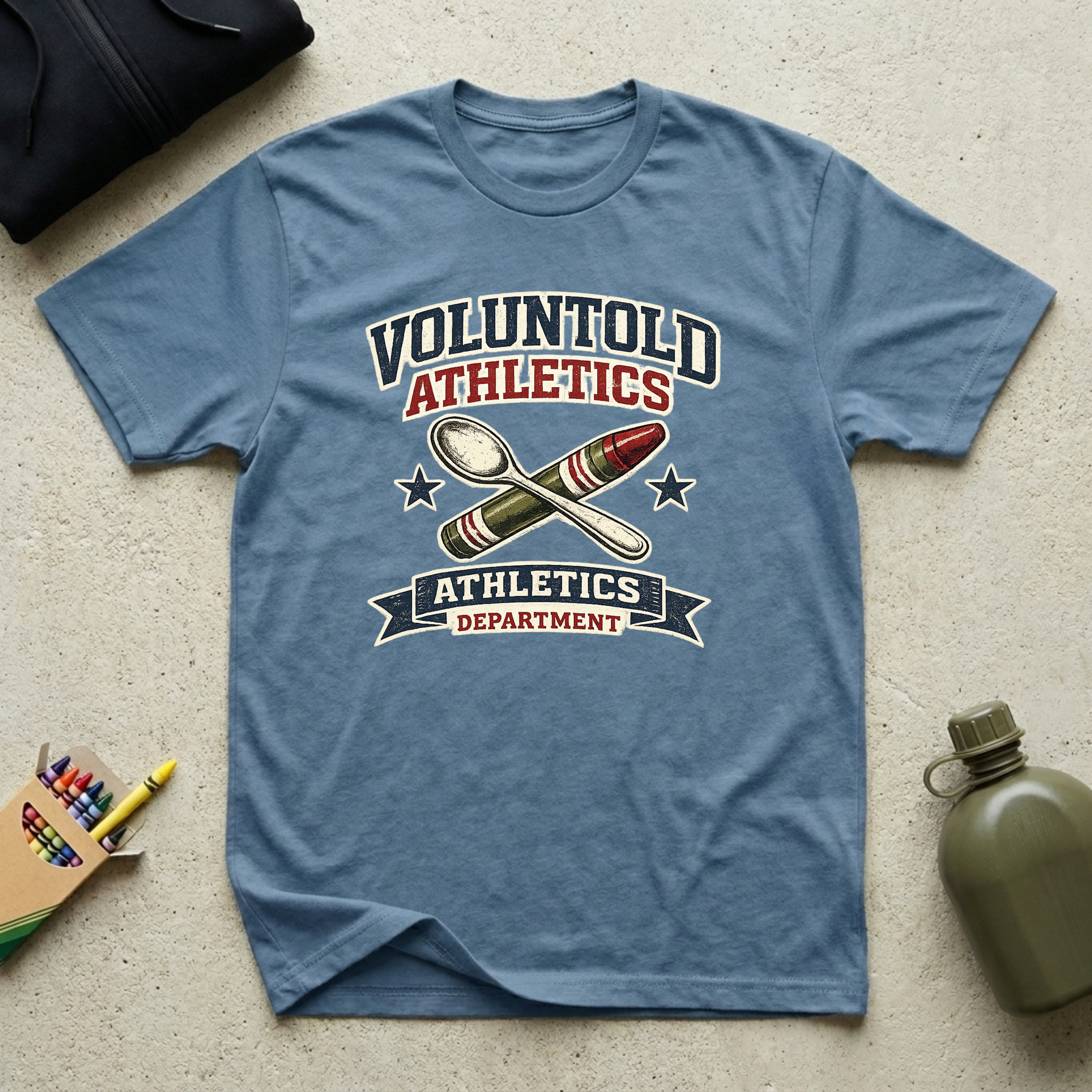 Voluntold Athletics & Spoon - Premium T-Shirt