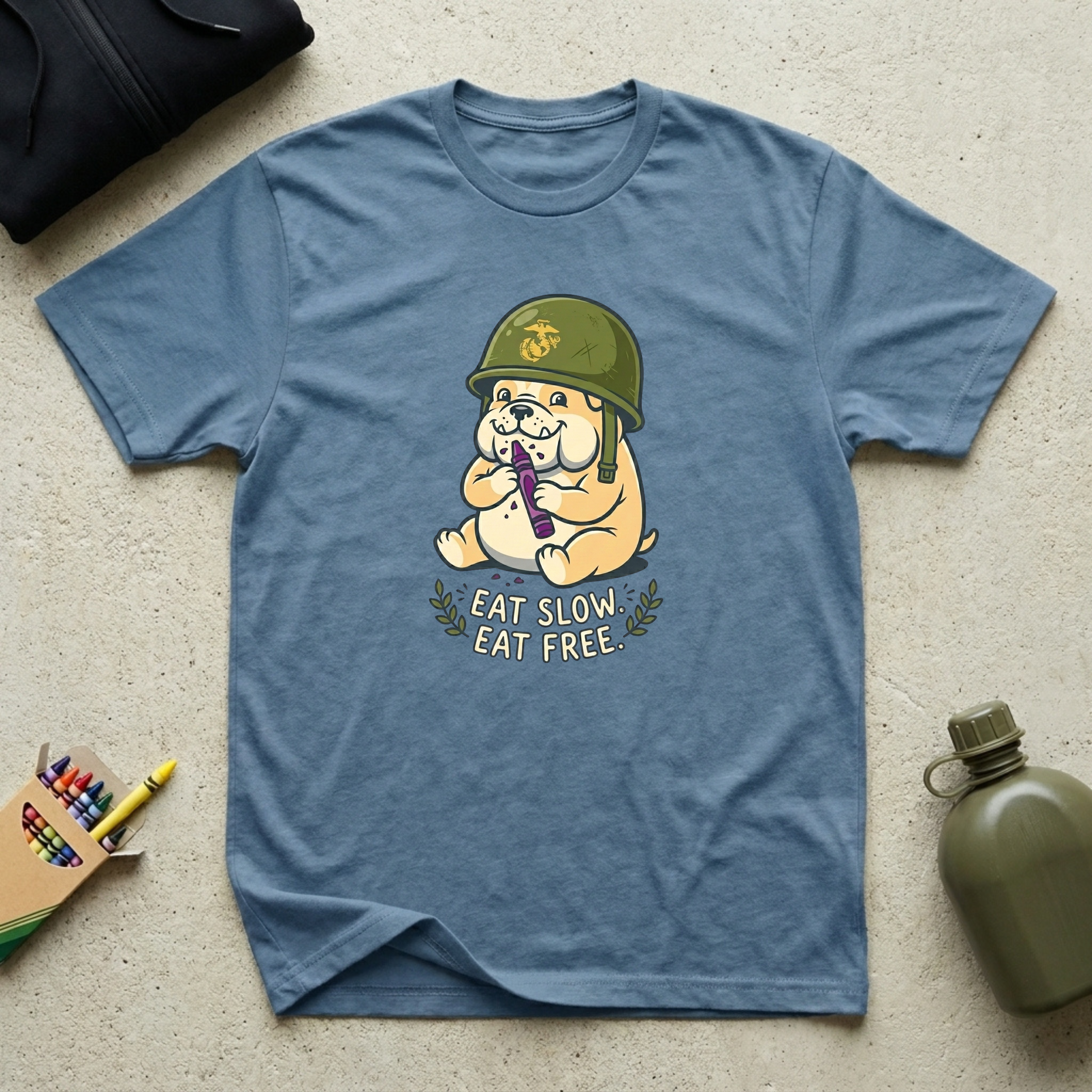 Hungry Bulldog - Premium T-Shirt