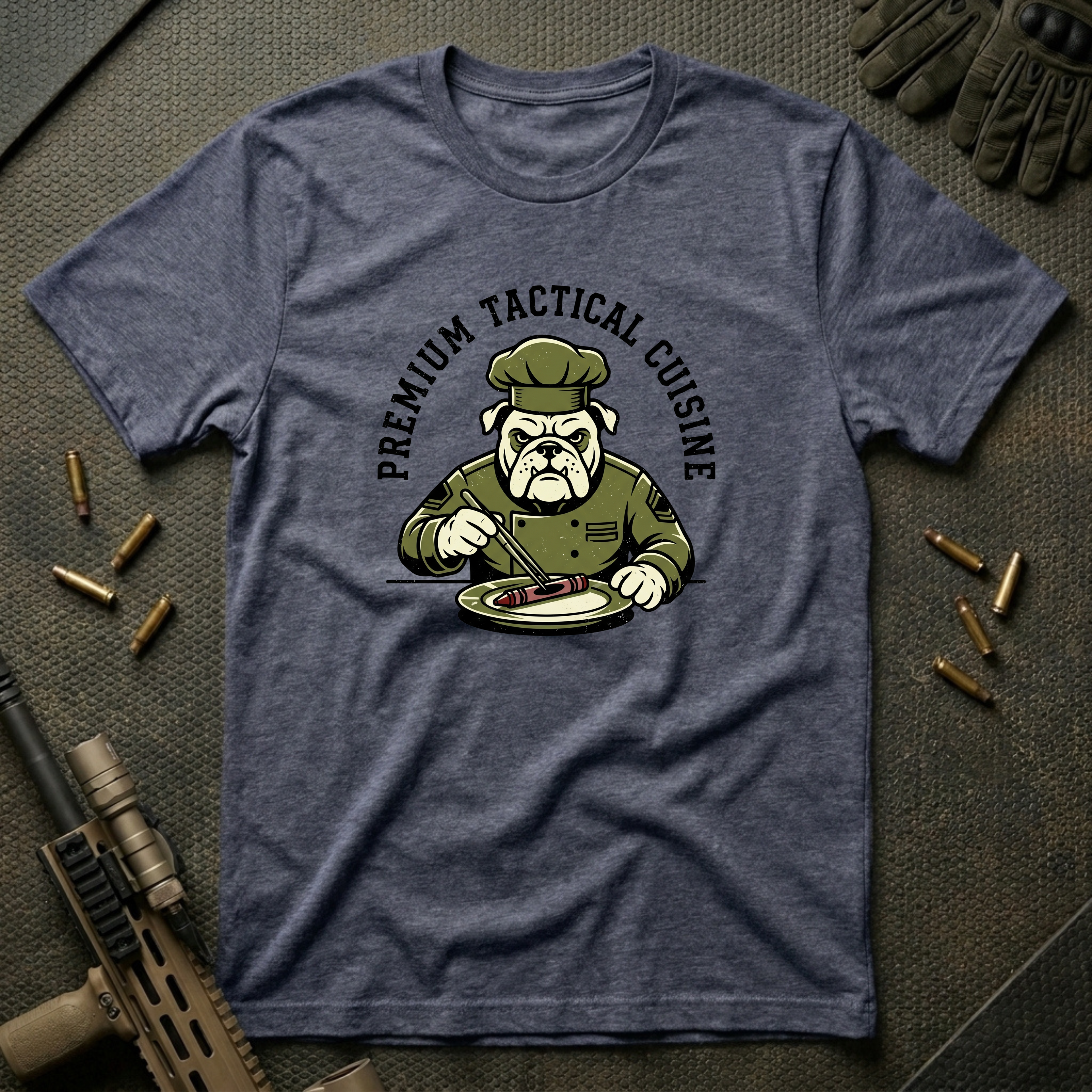 Tactical Cuisine Bulldog - Premium T-Shirt