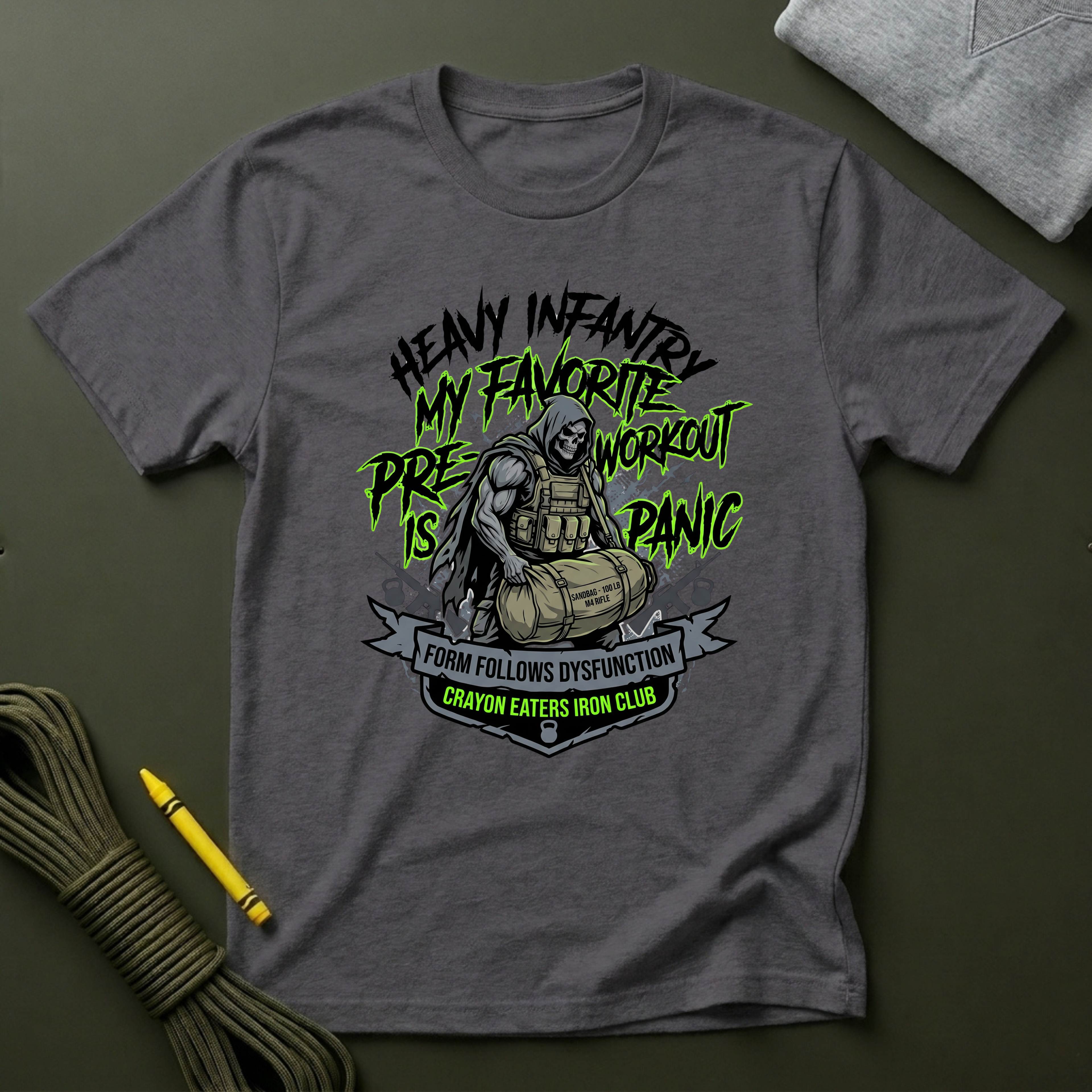 Crayon Heavy Infantry Club - Premium T-Shirt