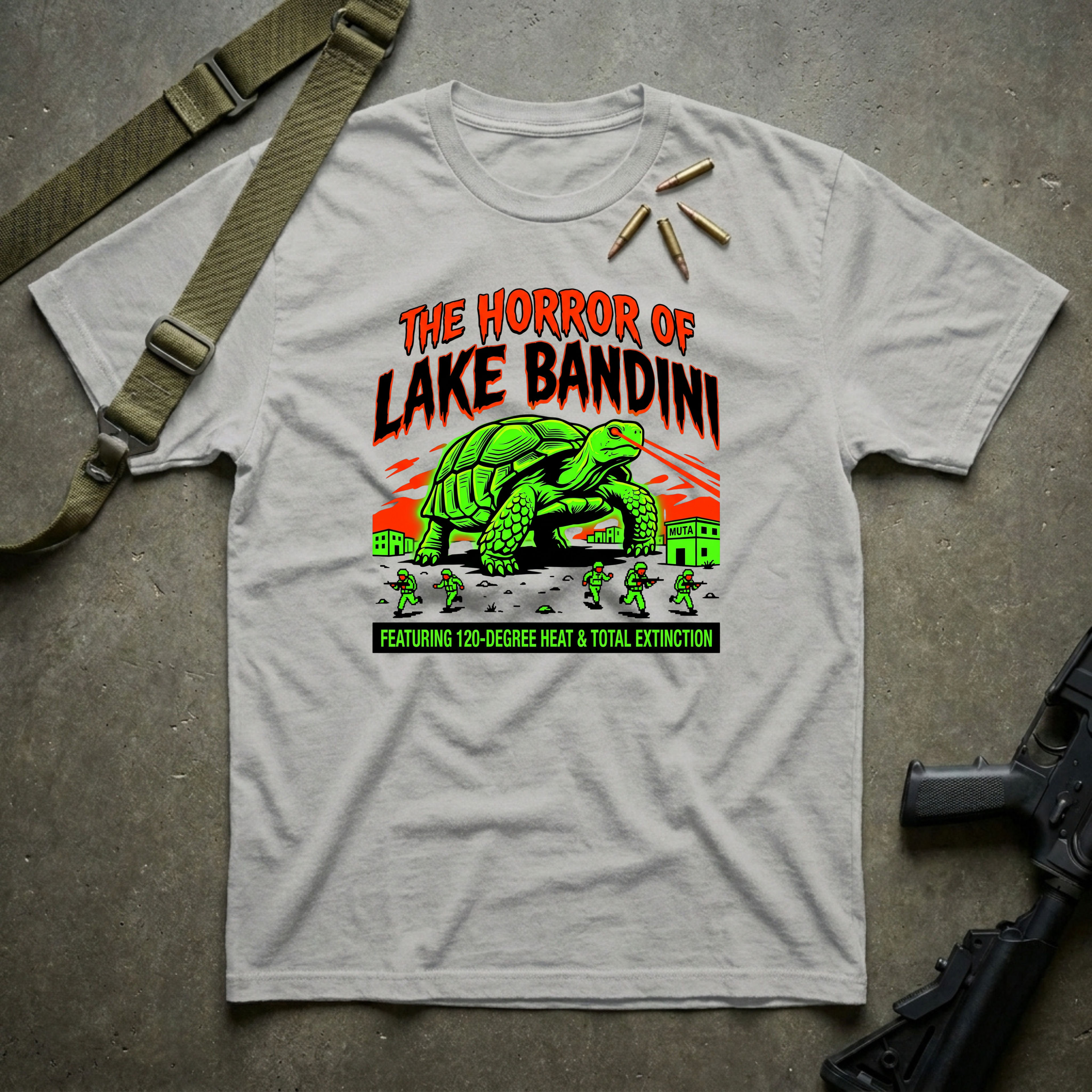 The Horrors of Lake Bandini - Premium T-Shirt