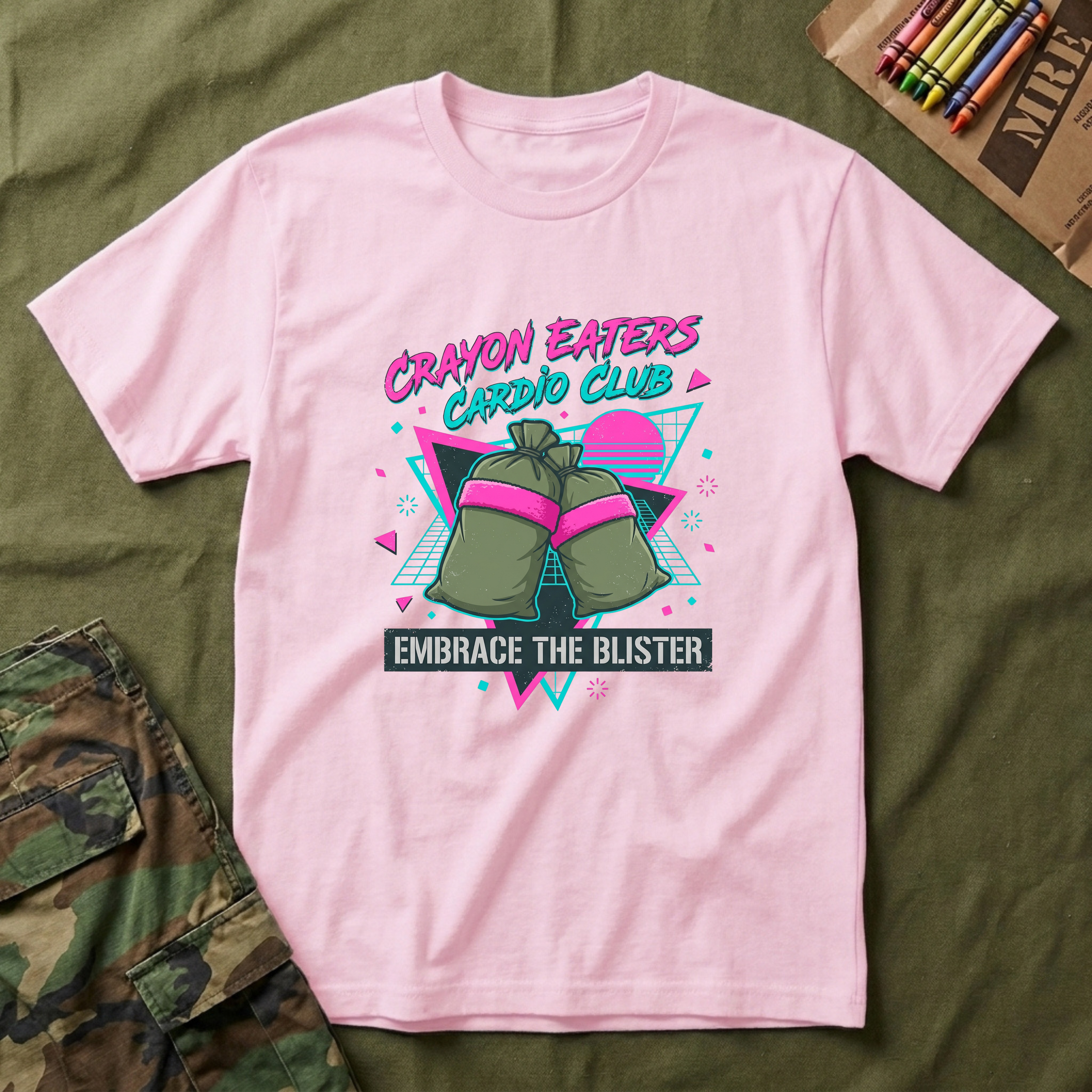 Crayon Eaters Cardio Club - Premium T-Shirt