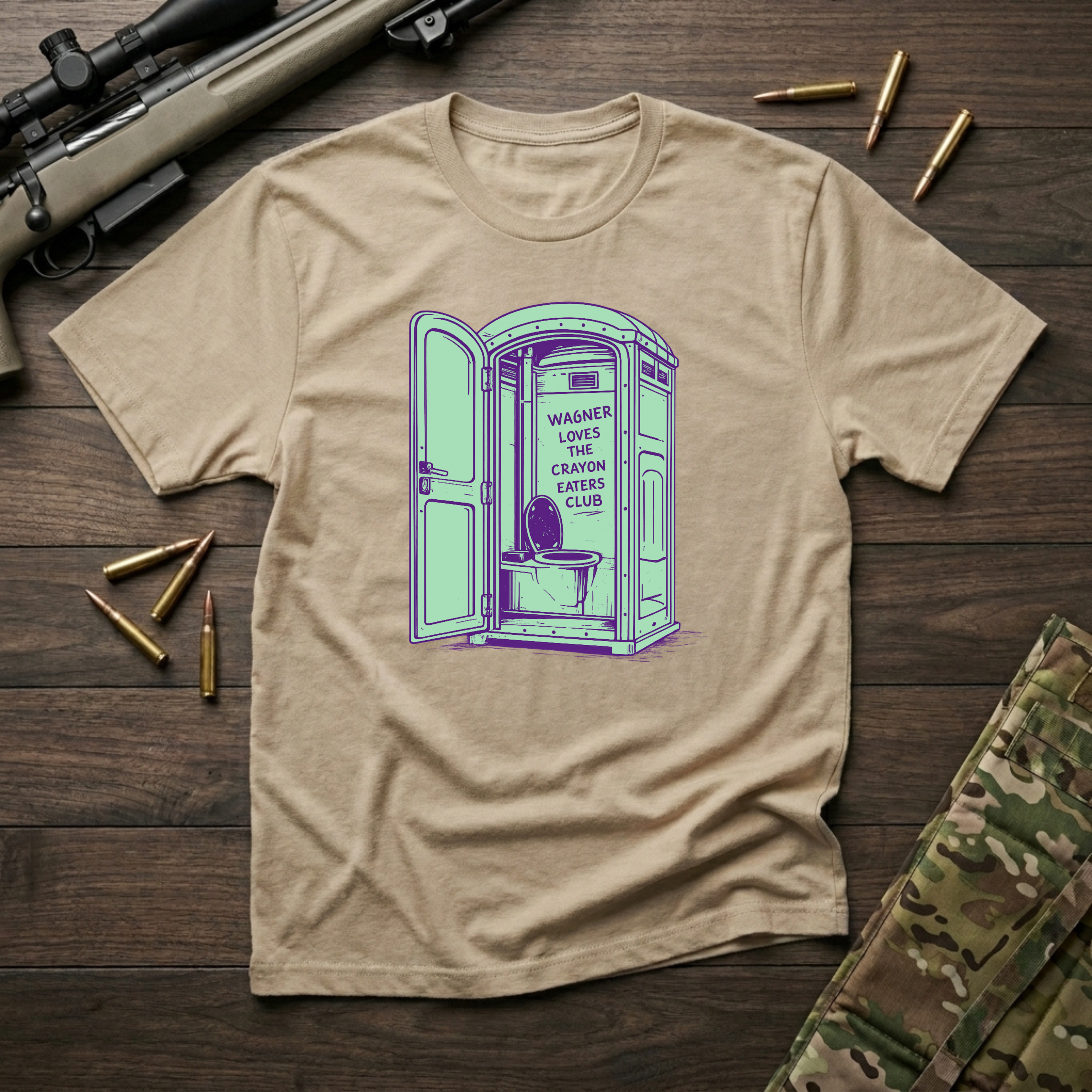 Wagner Loves the Green Crayon Eaters Club - Premium T-Shirt