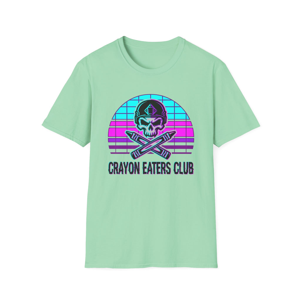 Retro Sun Cross Crayons - Premium T-Shirt