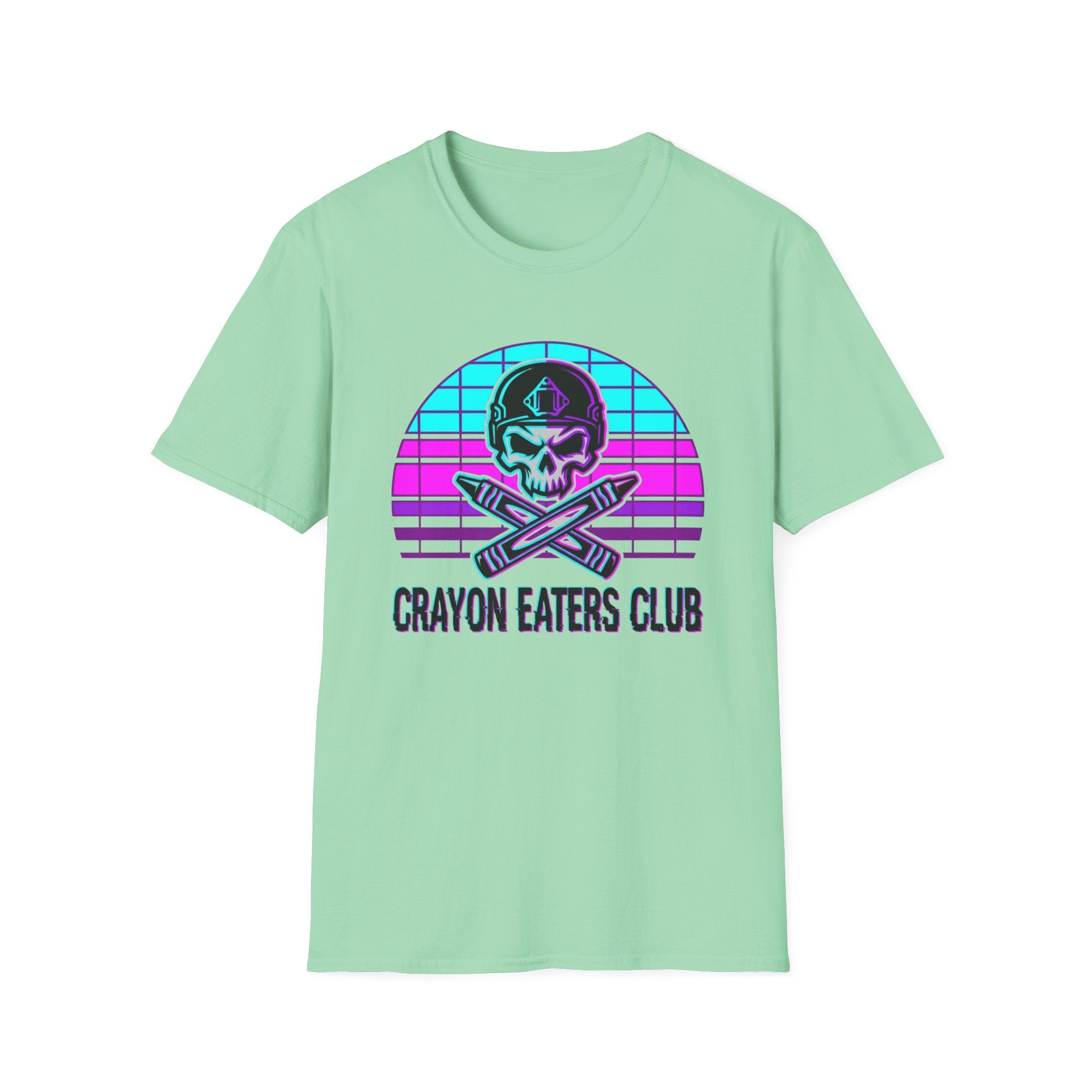 Retro Sun Cross Crayons - Premium T-Shirt