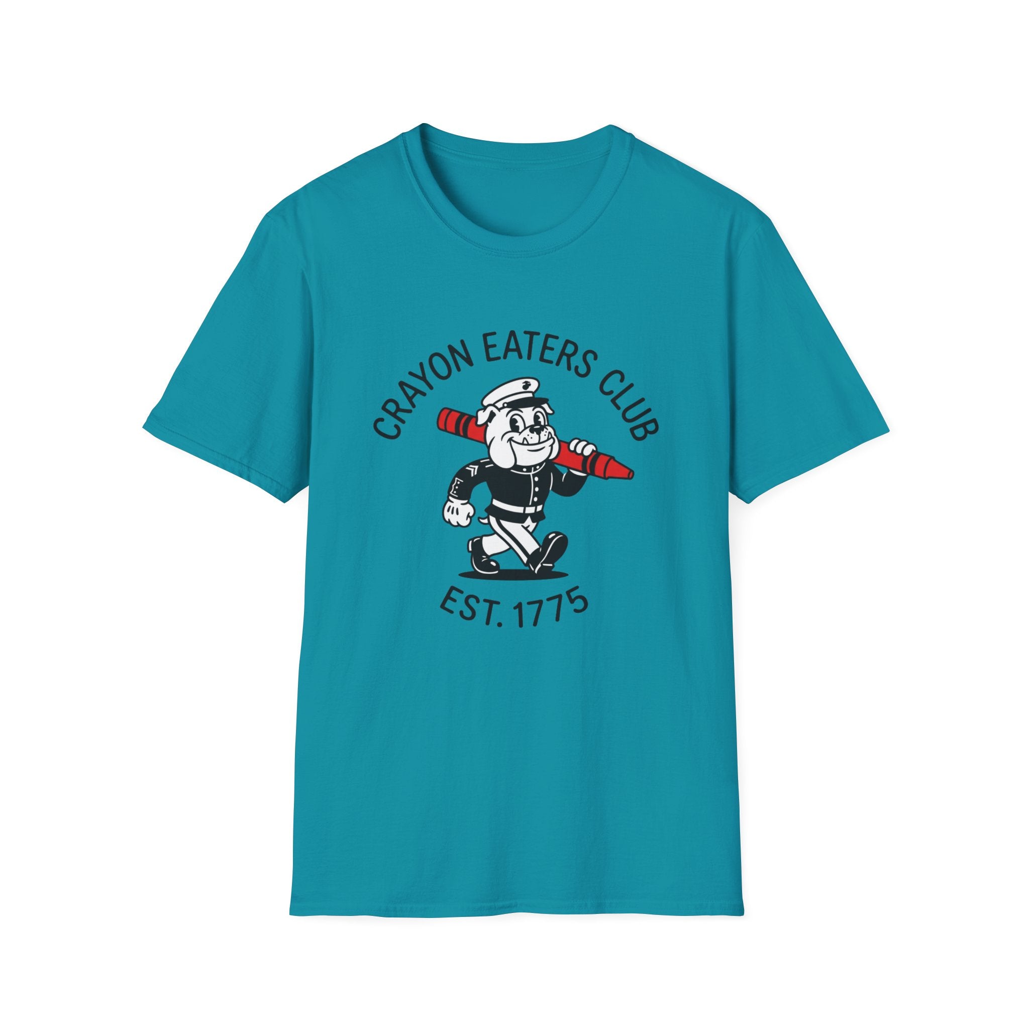 Cartoon Crayon Eater - Premium T-Shirt