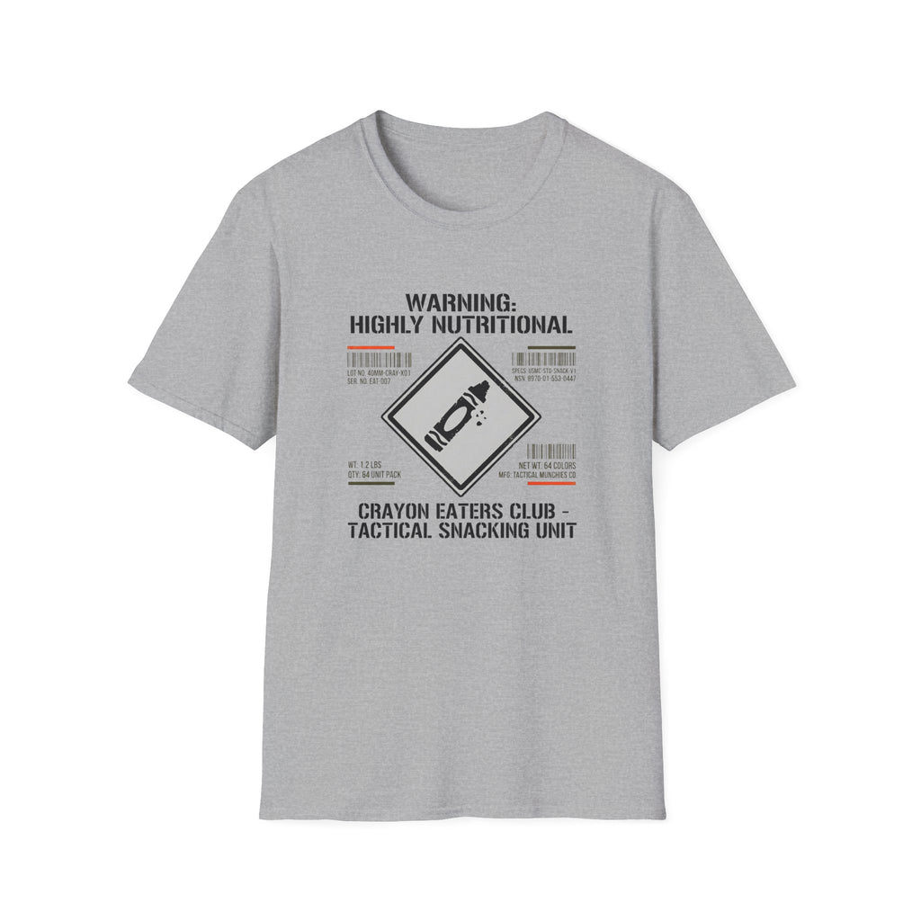 Crayon Nutrition Label - Premium T-Shirt