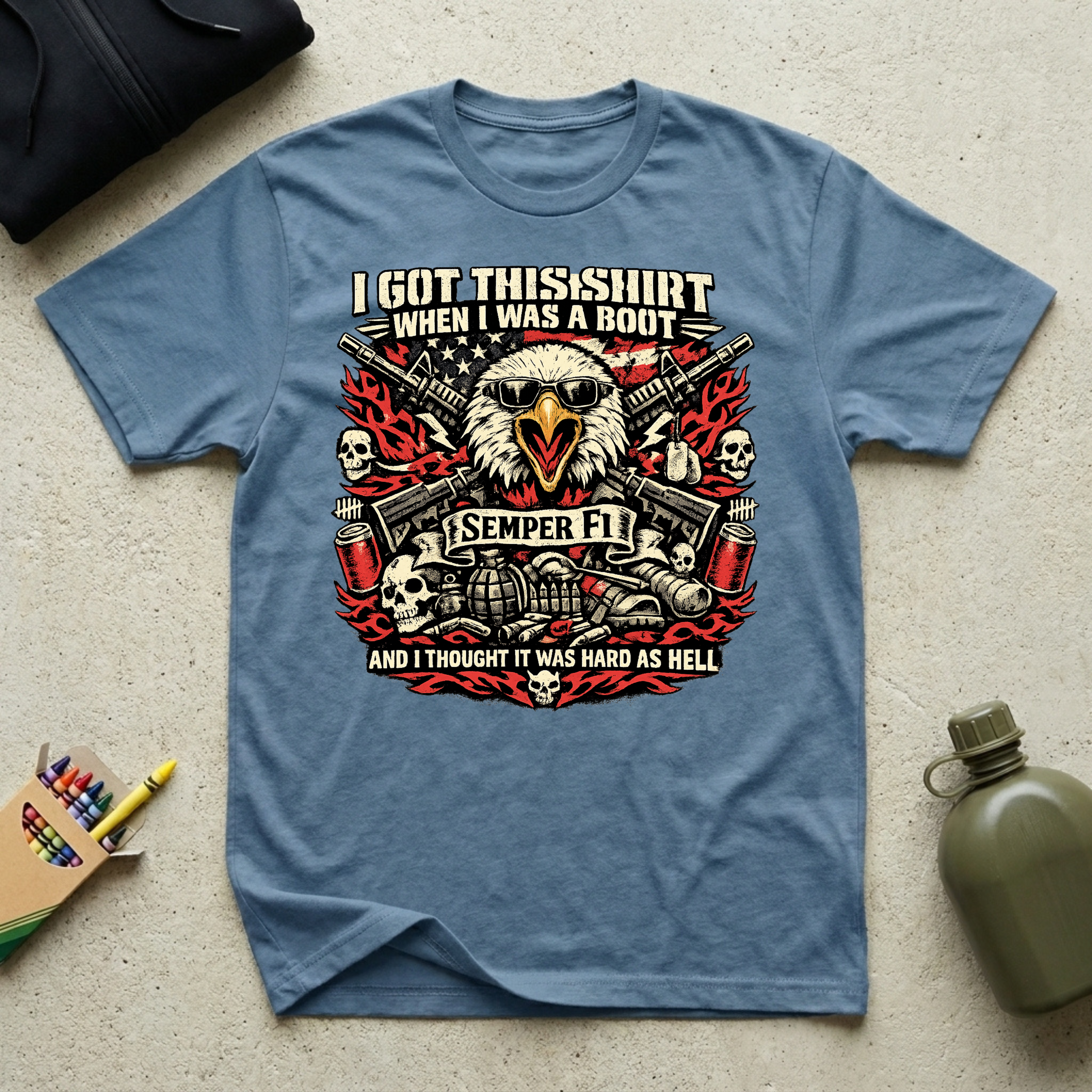 When I Was a Boot - Premium T-Shirt