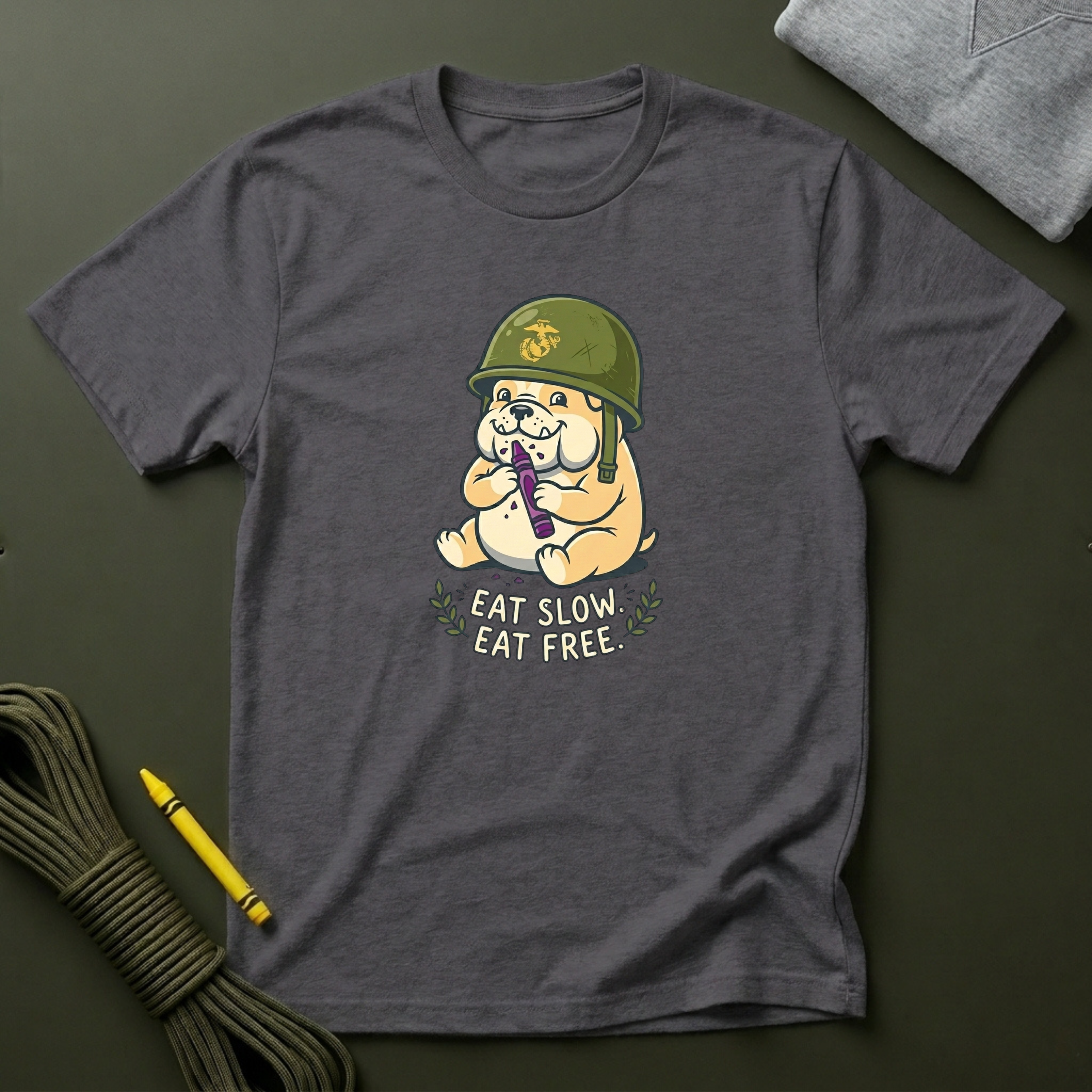 Hungry Bulldog - Premium T-Shirt