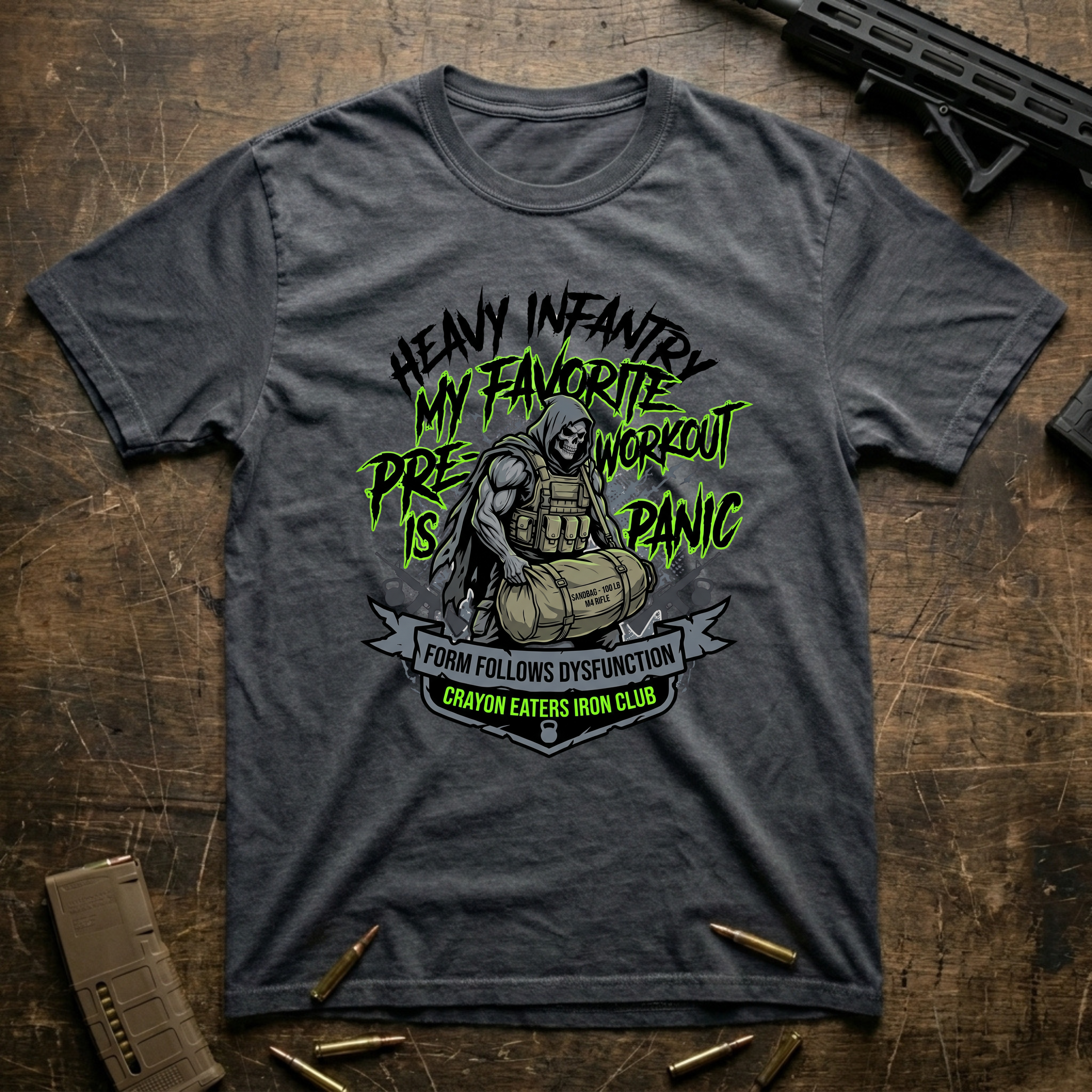 Crayon Heavy Infantry Club - Premium T-Shirt
