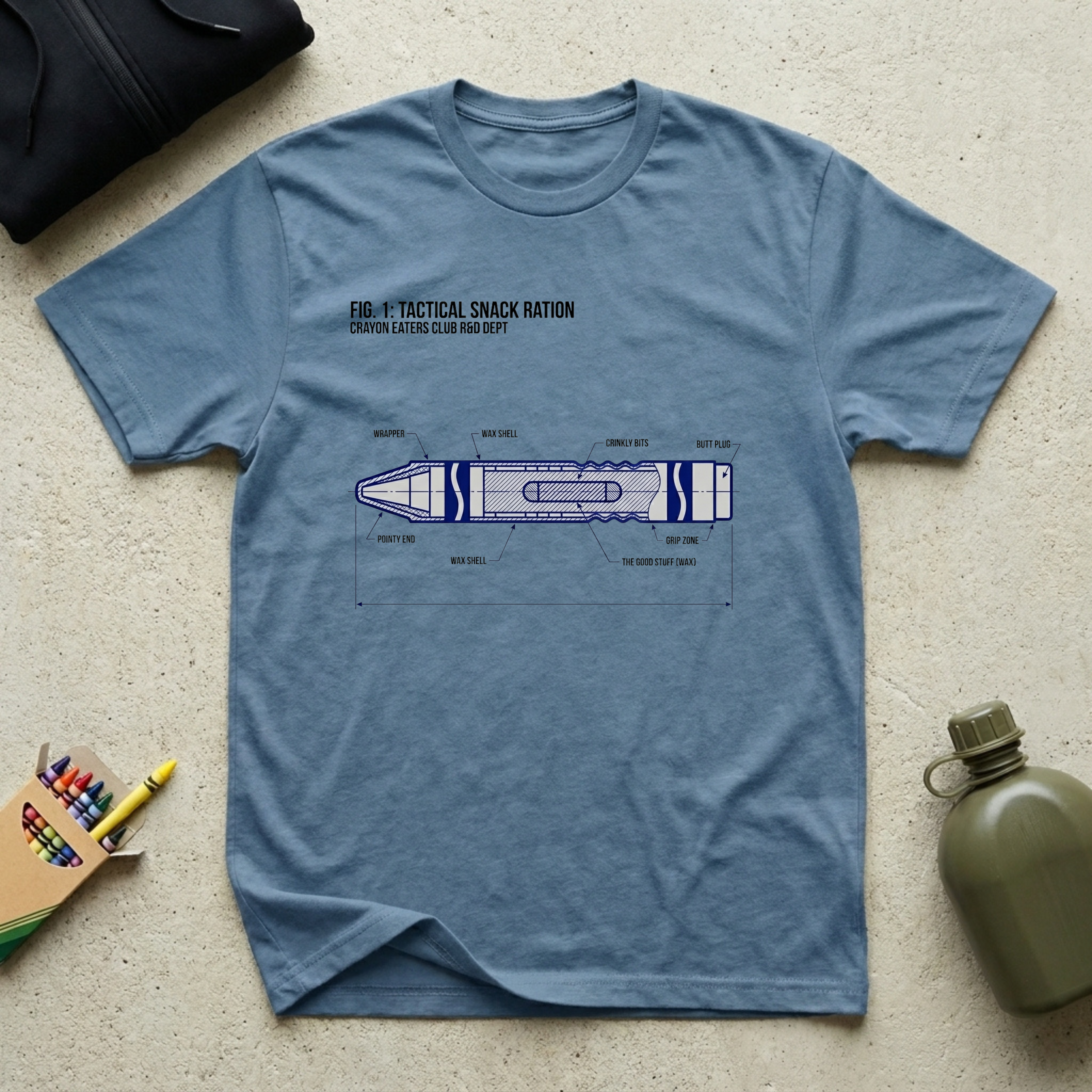 Crayon Schematics - Premium T-Shirt