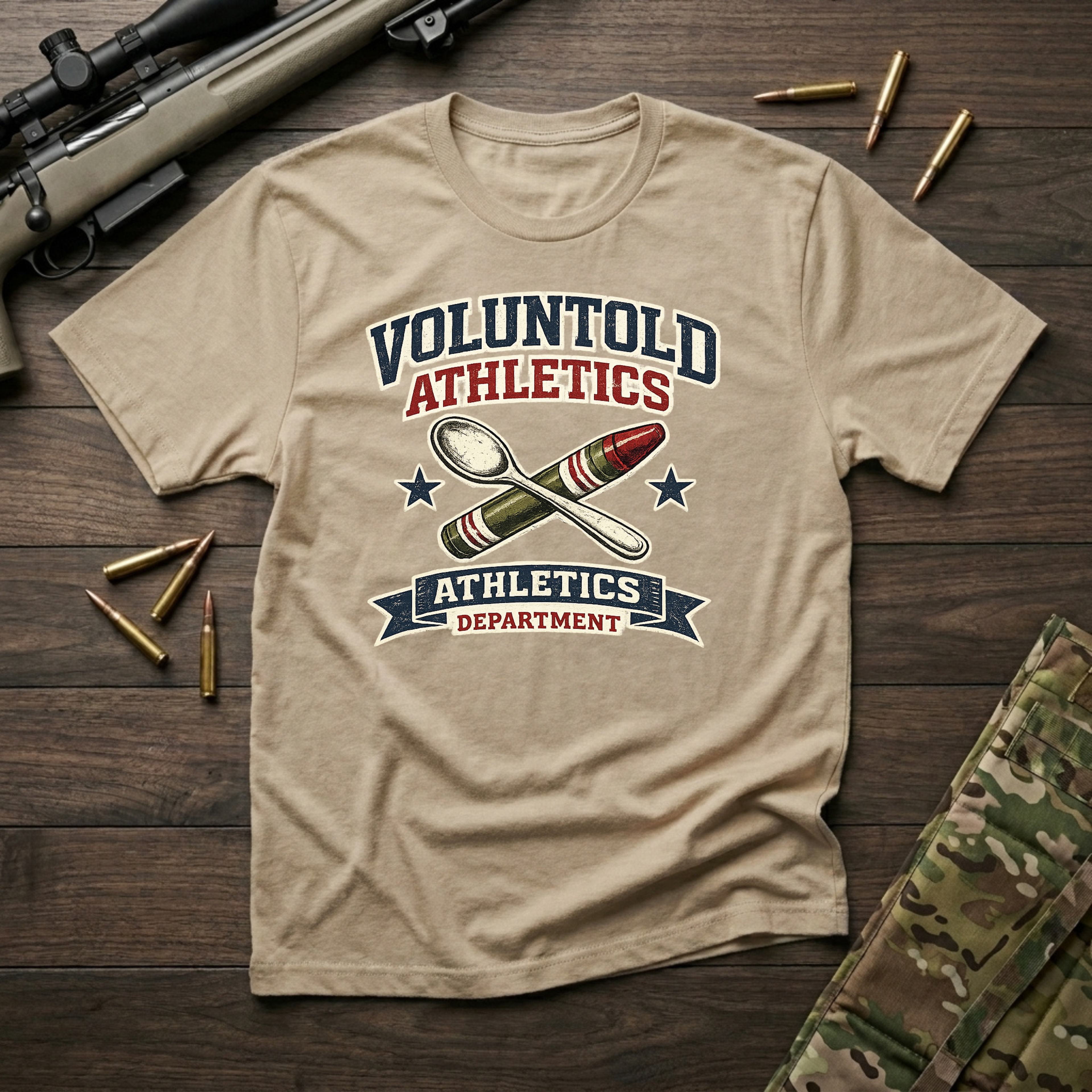 Voluntold Athletics & Spoon - Premium T-Shirt