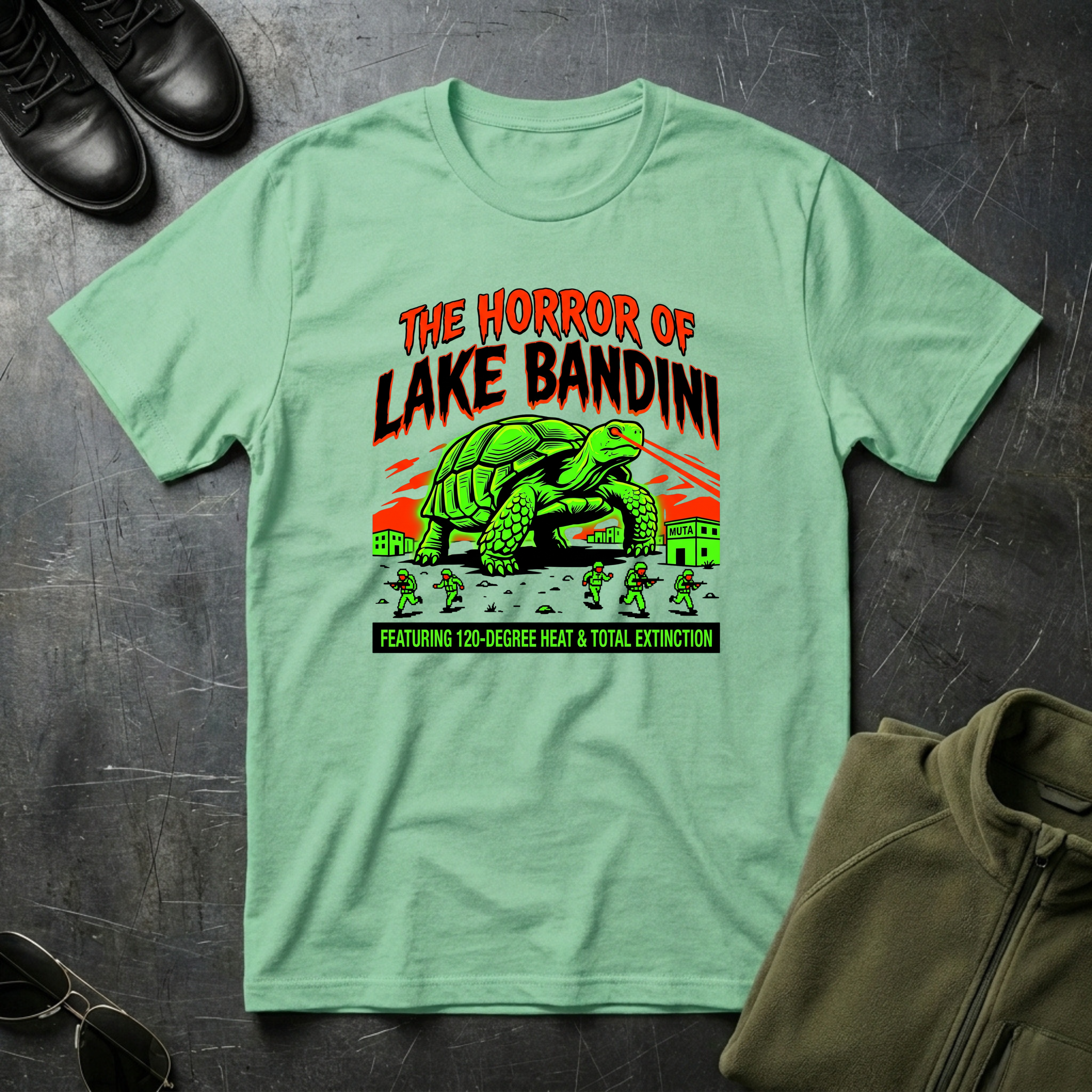 The Horrors of Lake Bandini - Premium T-Shirt