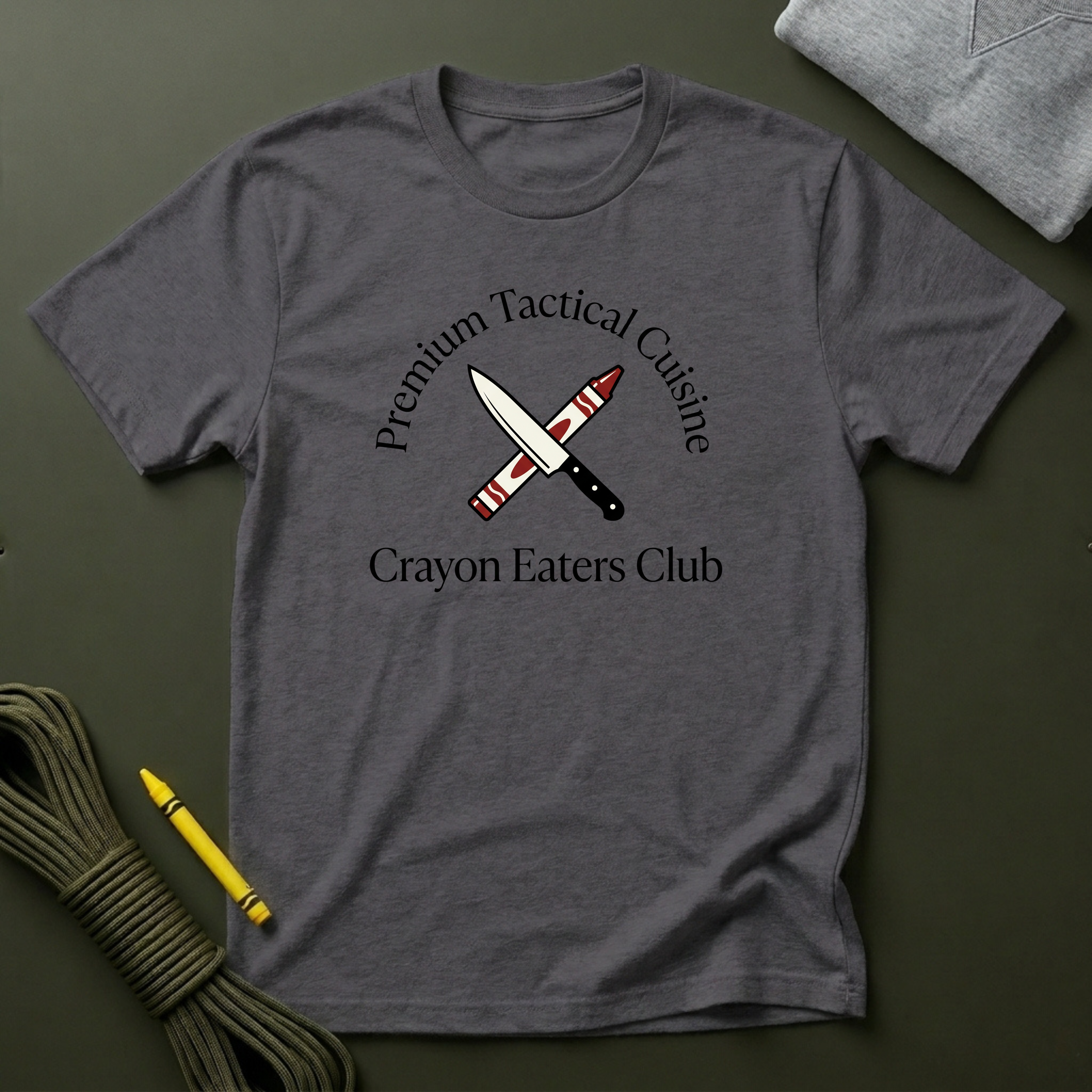 Knife & Crayon Cross Rifles - Premium T-Shirt