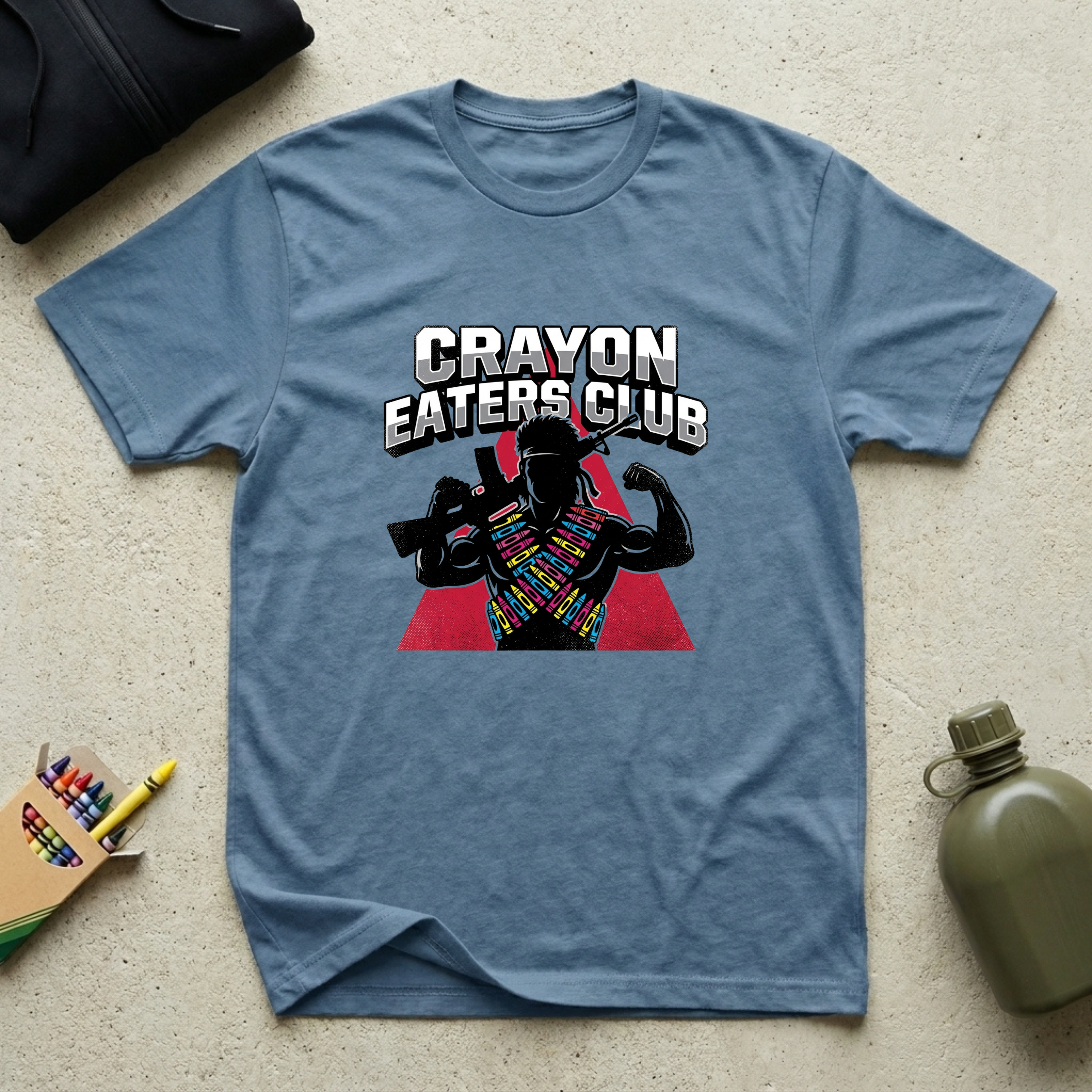 Crayon Eaters Club Rambo - Premium T-Shirt