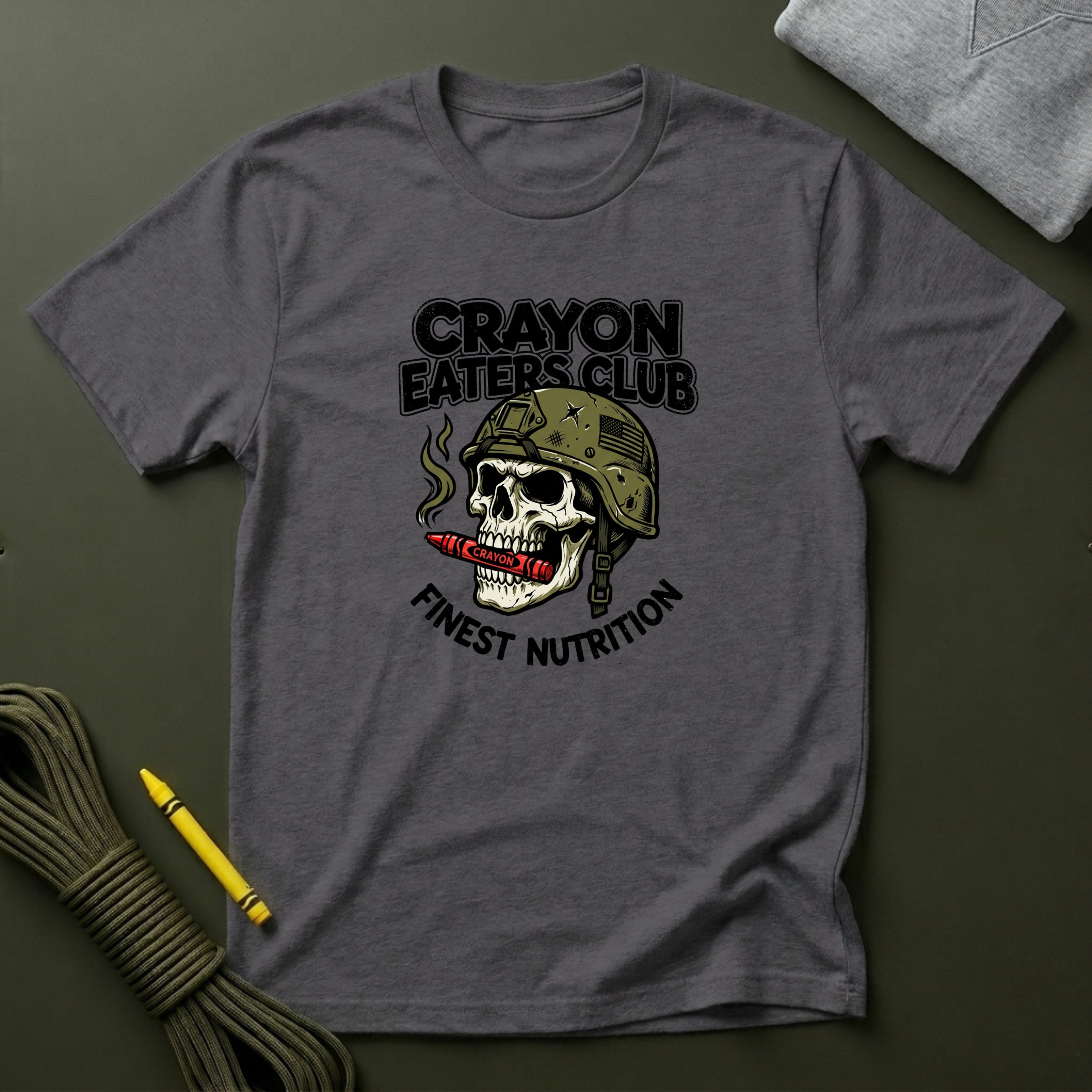 Smoking a Crayon - Premium T-Shirt