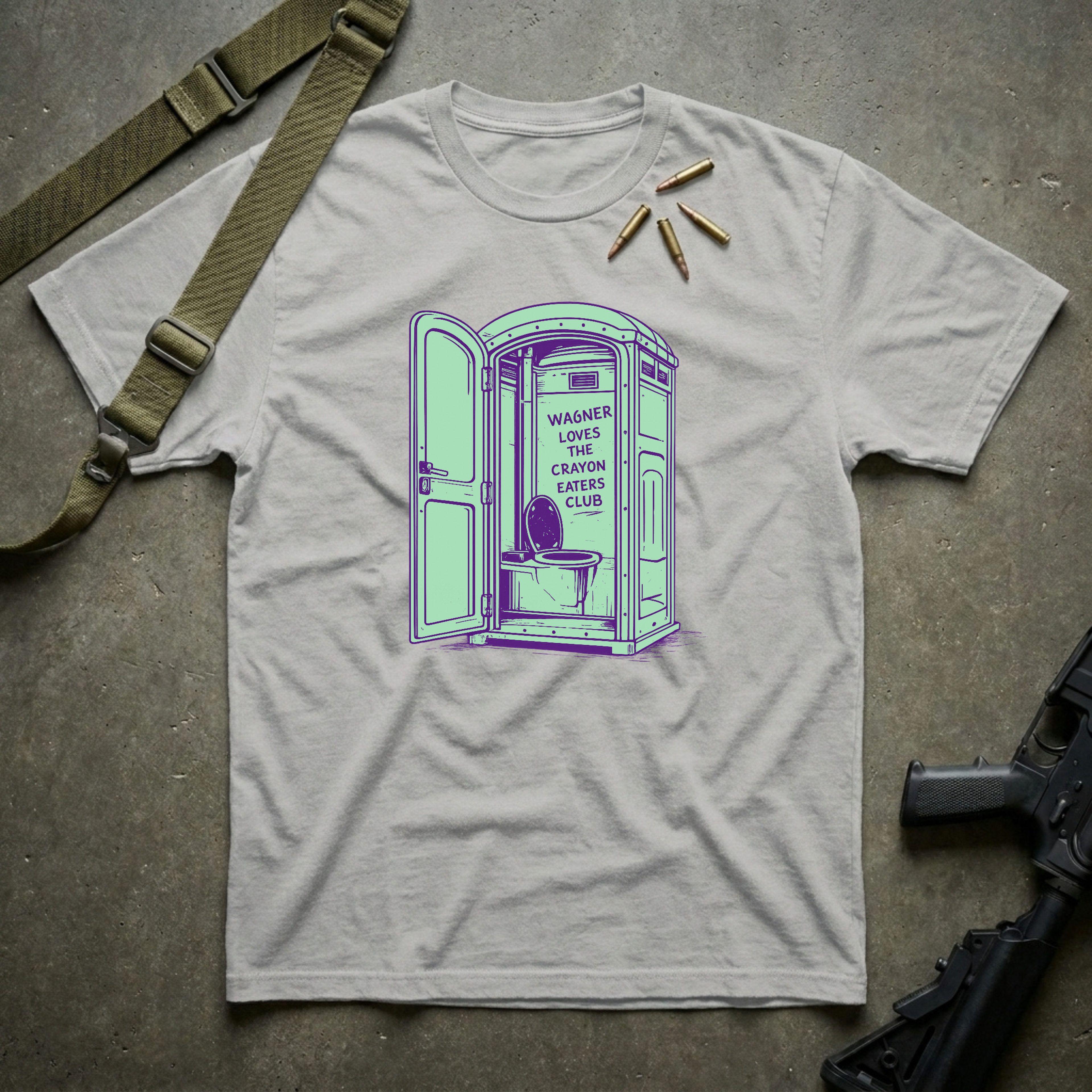 Wagner Loves the Green Crayon Eaters Club - Premium T-Shirt