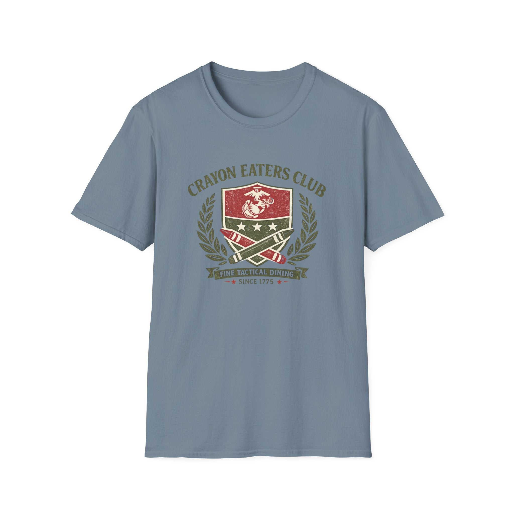 Crayon Eaters Club Muted Tactical 2 - Premium T-Shirt