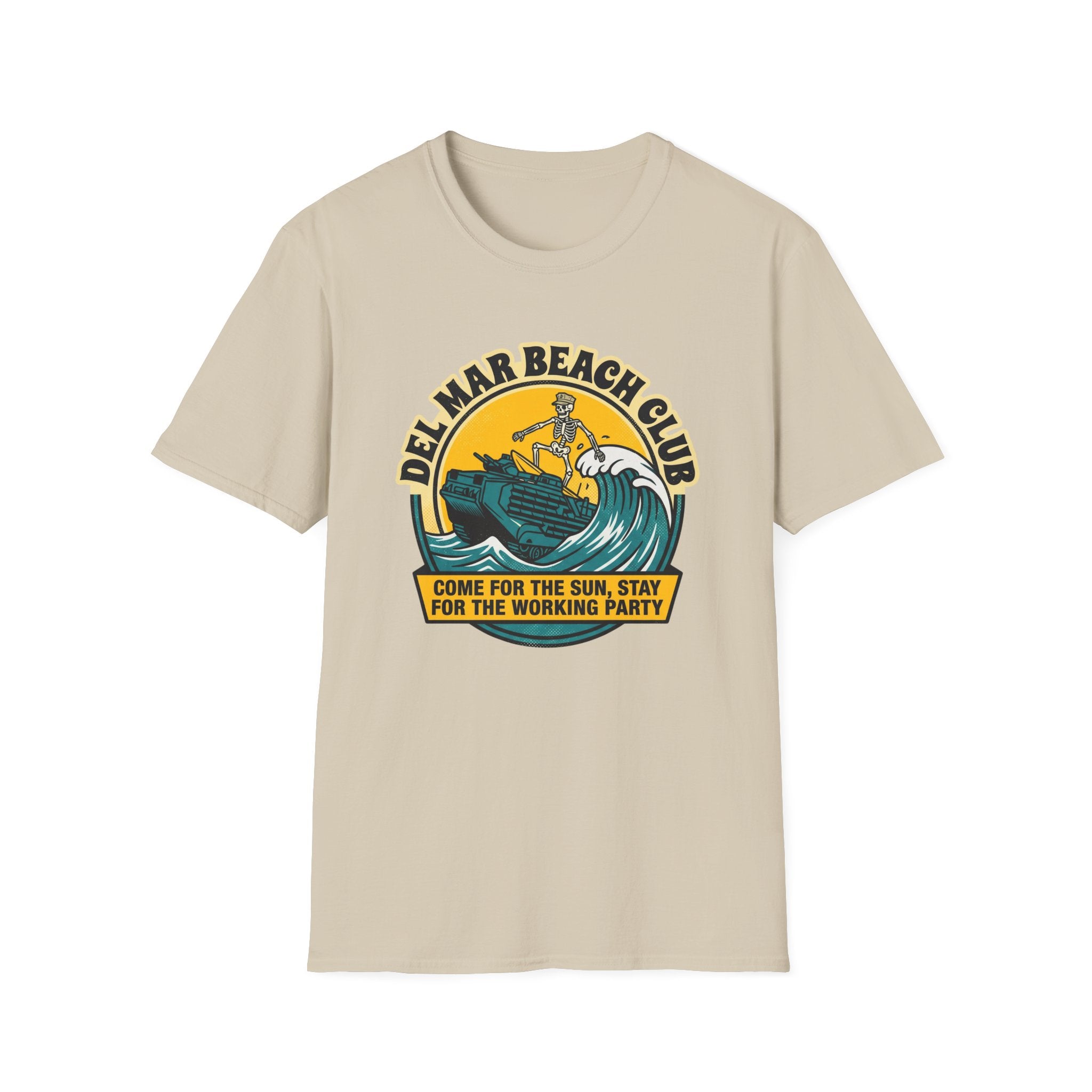 Del Mar Beach Club - Premium T-Shirt
