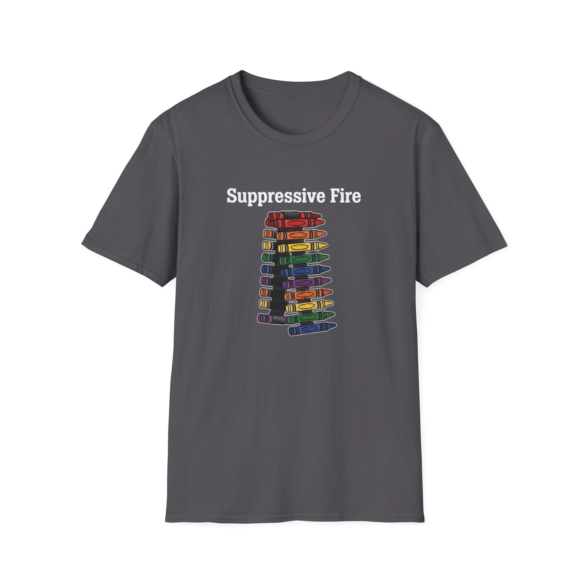 Belt Fed Crayons - Premium T-Shirt