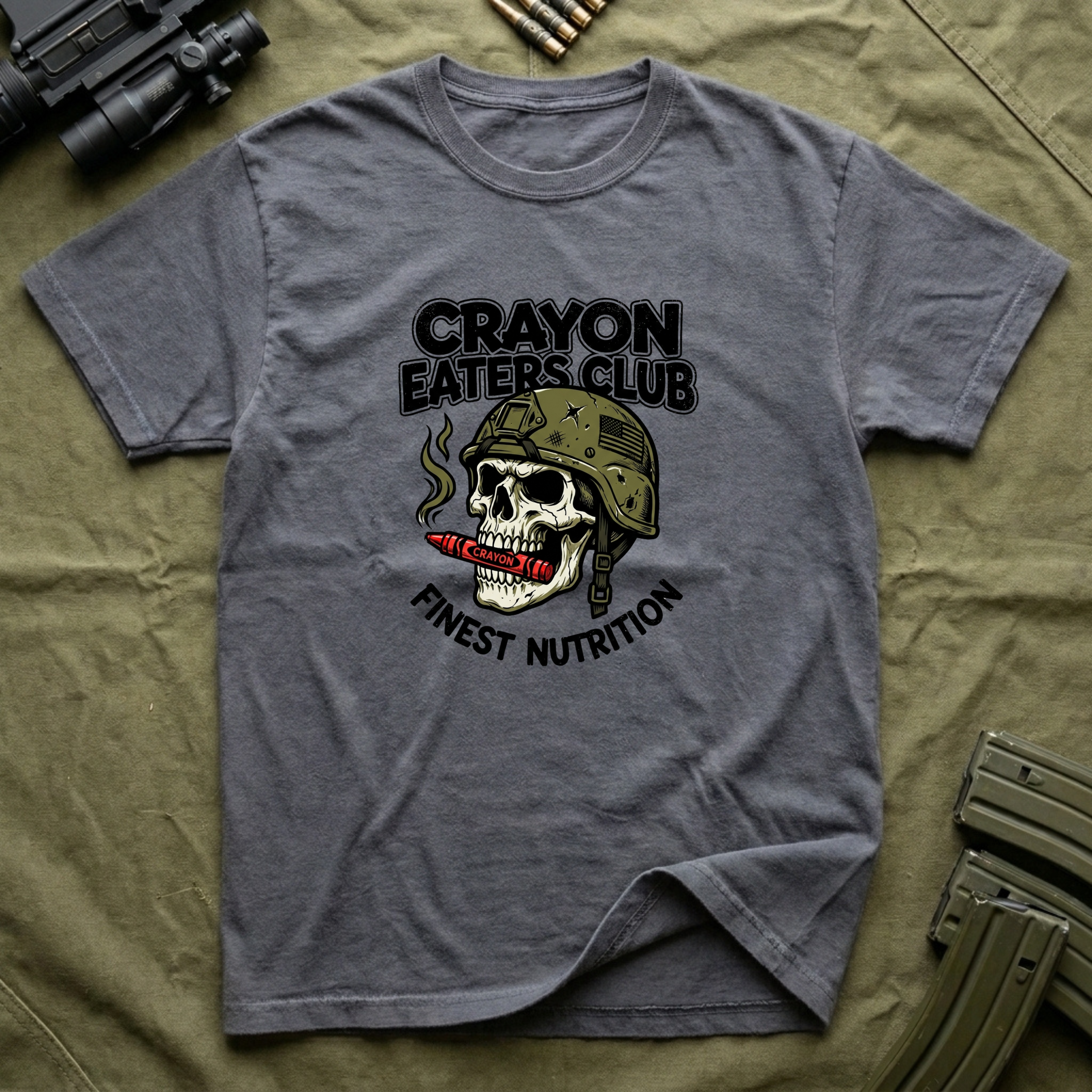 Smoking a Crayon - Premium T-Shirt