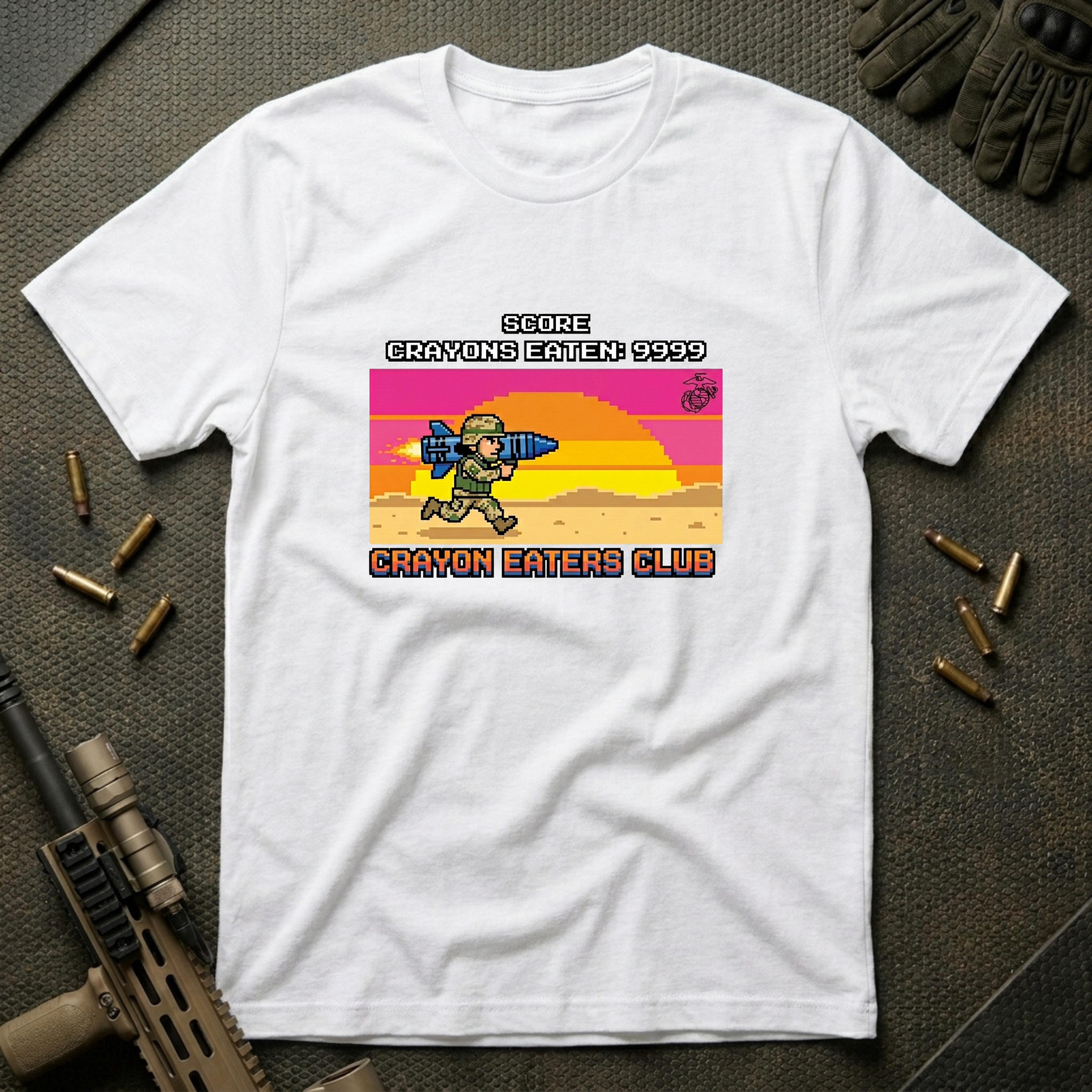 Level 9999 Crayon Eaters Club - Premium T-Shirt