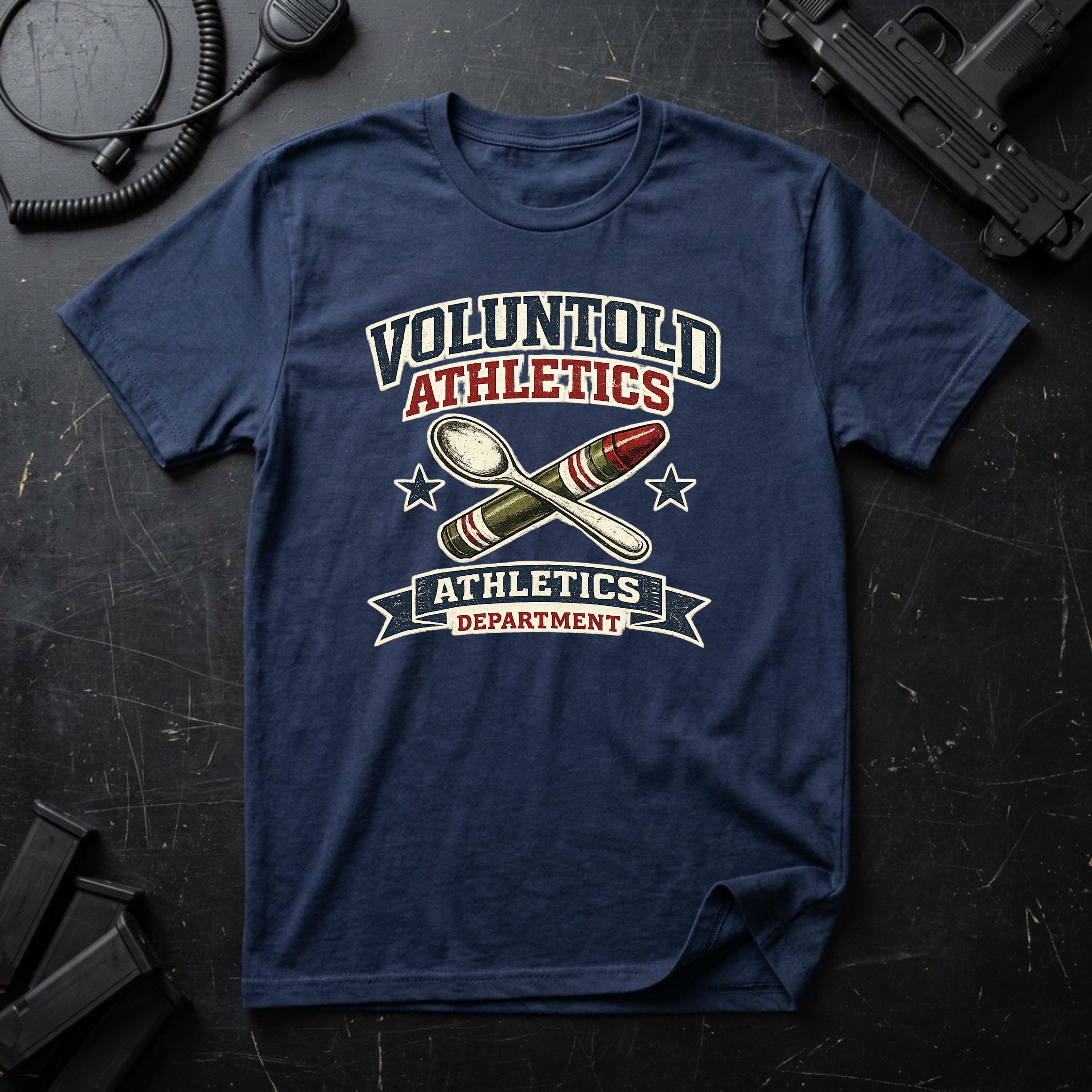 Voluntold Athletics & Spoon - Premium T-Shirt