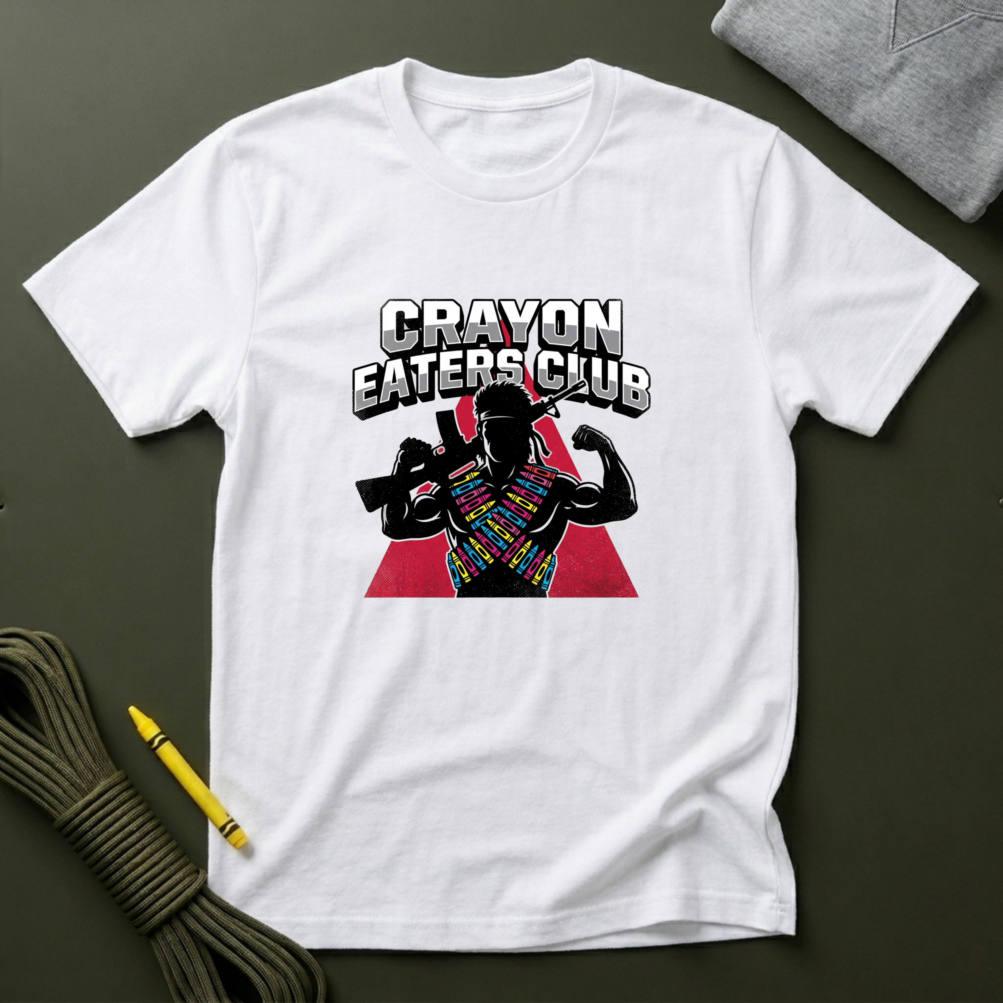 Crayon Eaters Club Rambo - Premium T-Shirt