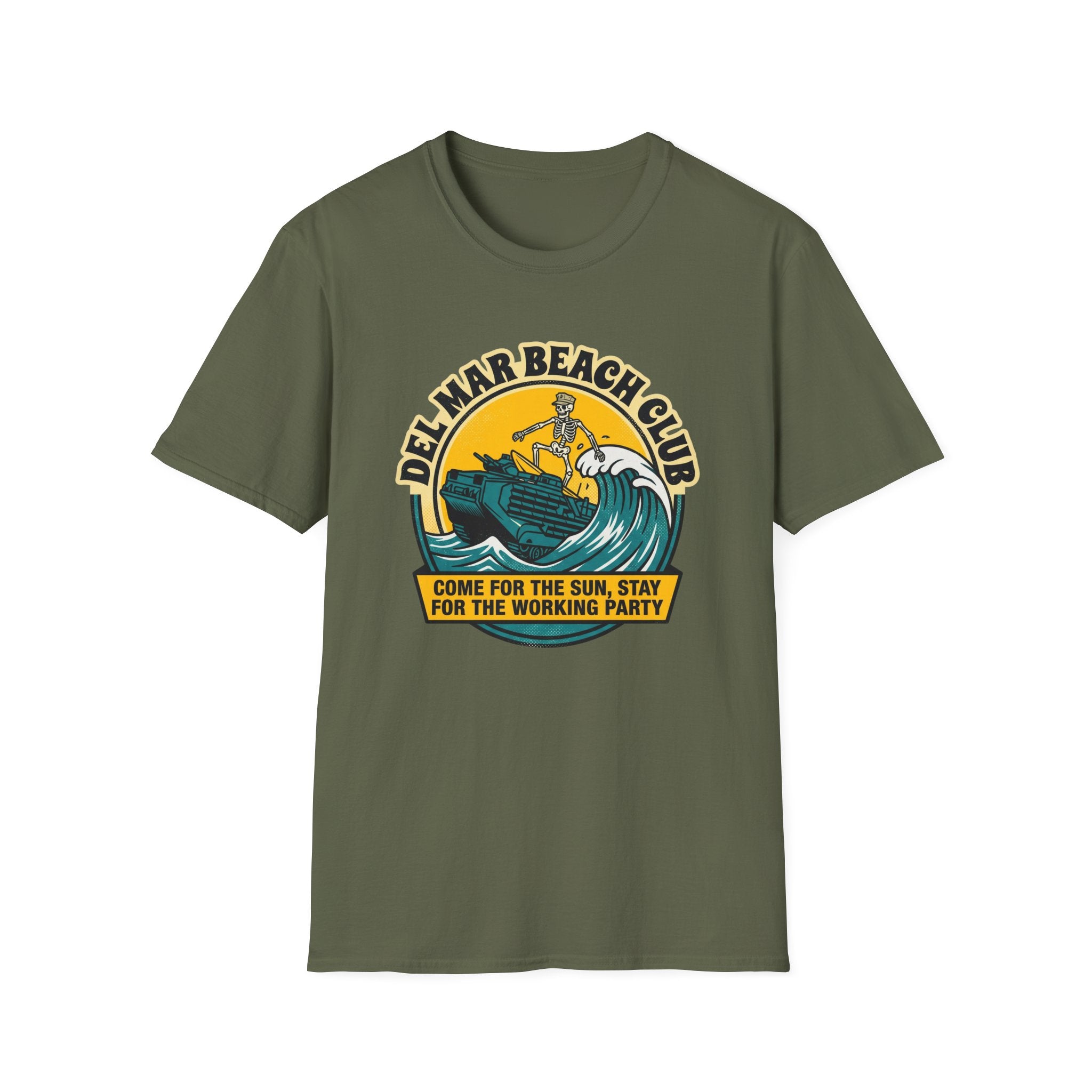Del Mar Beach Club - Premium T-Shirt