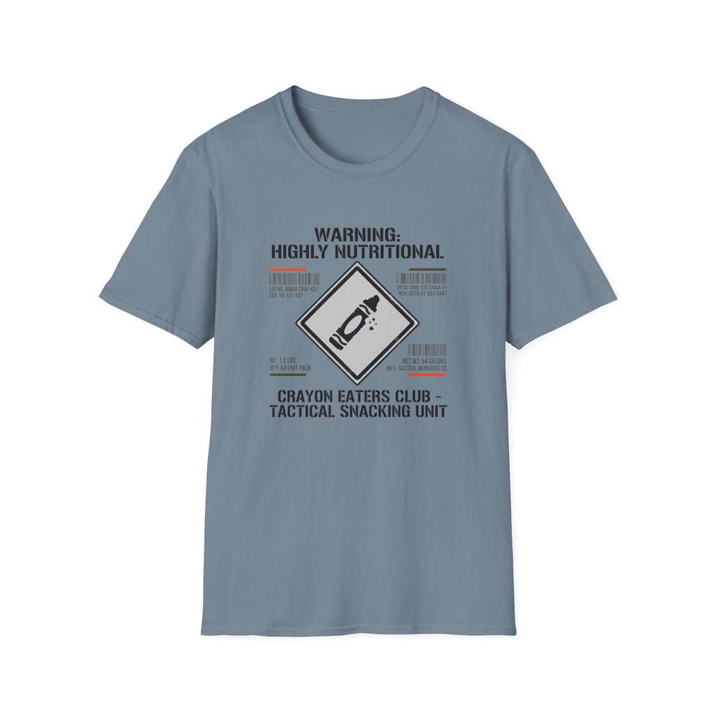 Crayon Nutrition Label - Premium T-Shirt