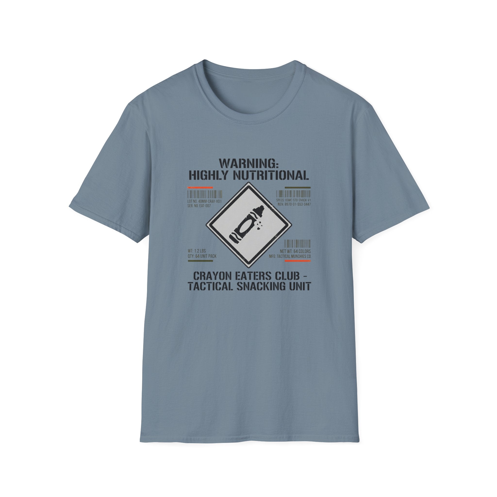 Crayon Nutrition Label - Premium T-Shirt