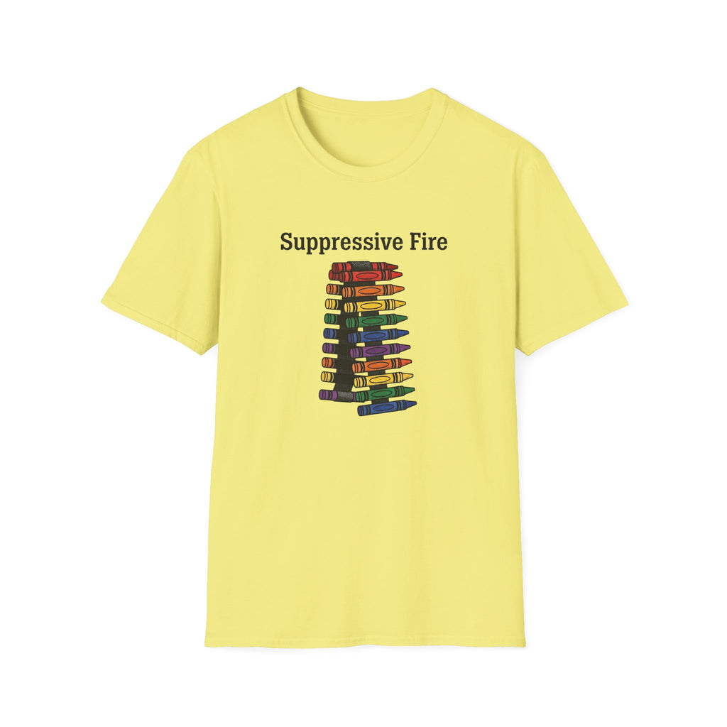 Belt Fed Crayons - Premium T-Shirt