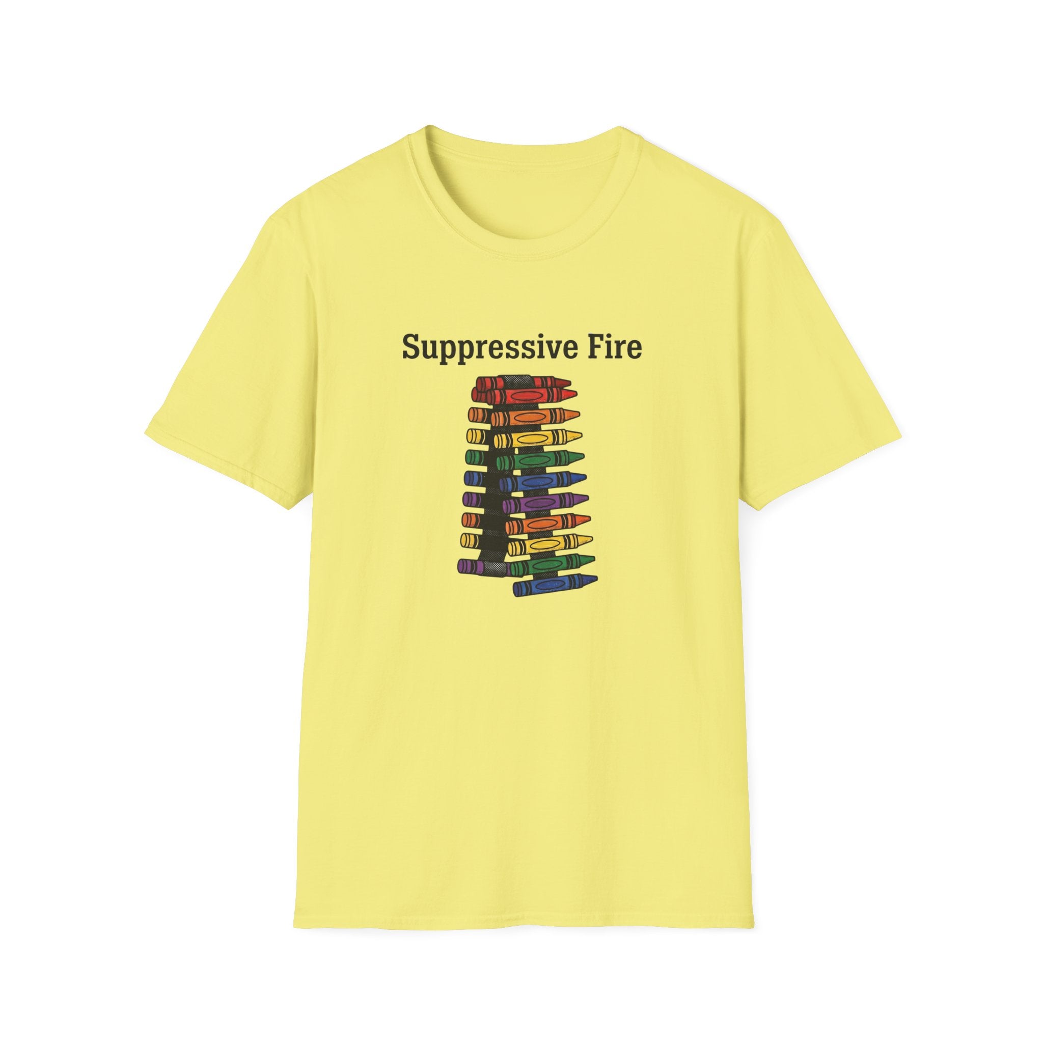 Belt Fed Crayons - Premium T-Shirt