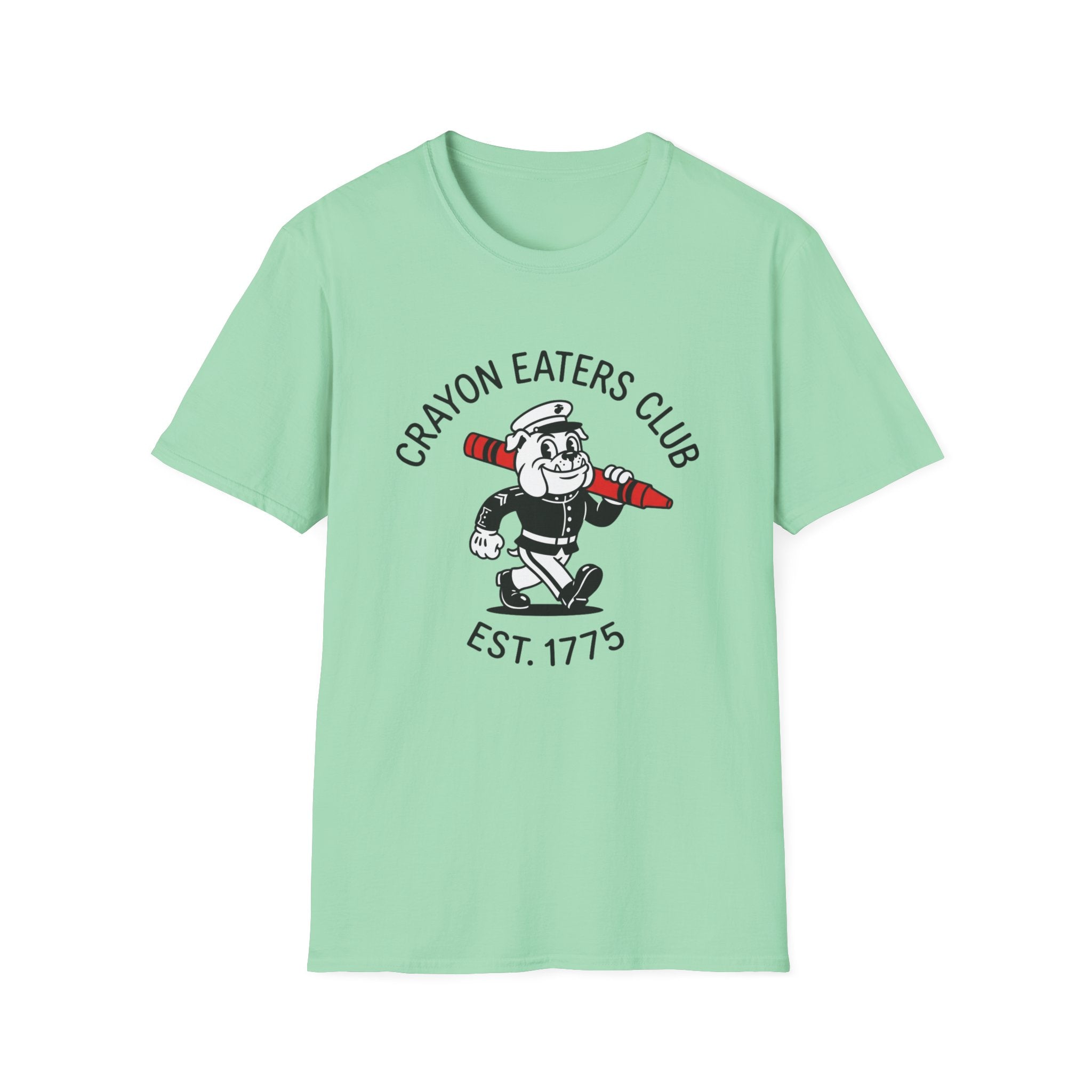 Cartoon Crayon Eater - Premium T-Shirt