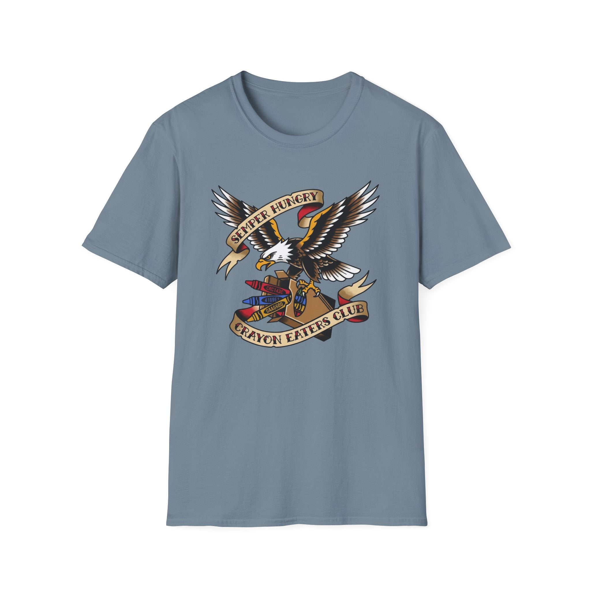 Eagle Tattoo Crayon Club - Premium T-Shirt