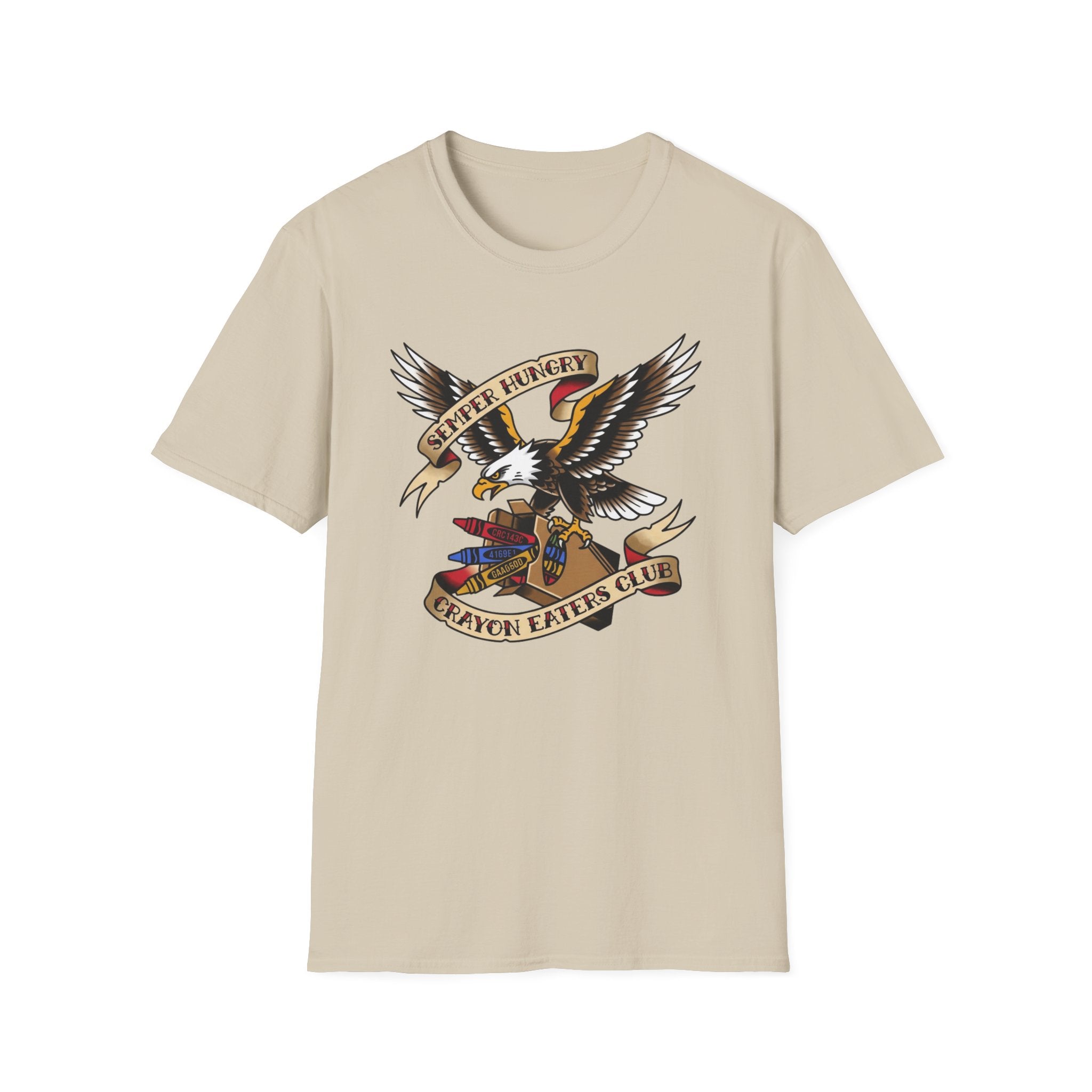 Eagle Tattoo Crayon Club - Premium T-Shirt