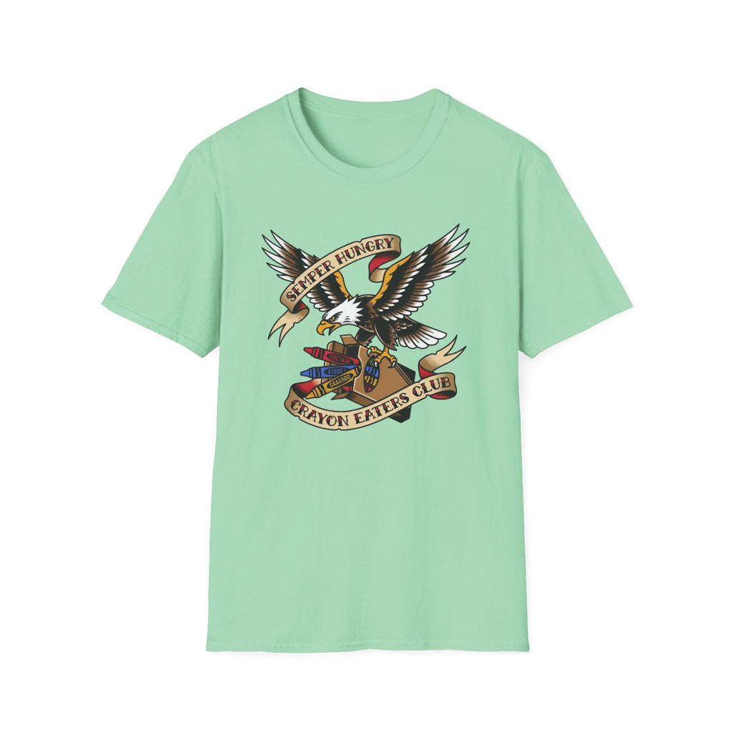 Eagle Tattoo Crayon Club - Premium T-Shirt