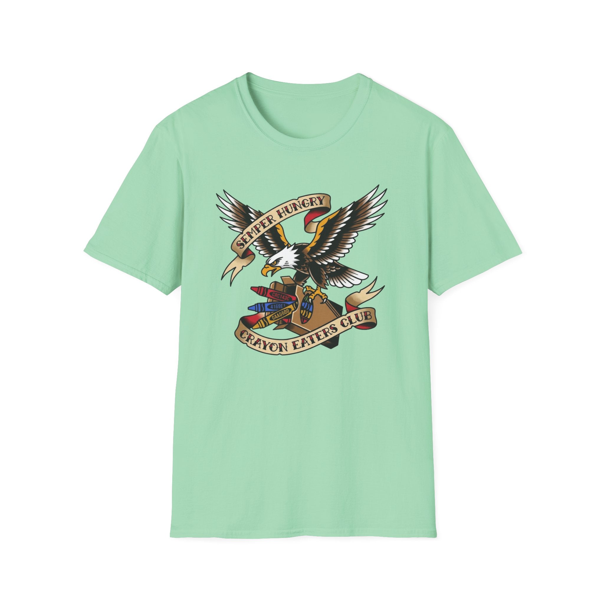 Eagle Tattoo Crayon Club - Premium T-Shirt