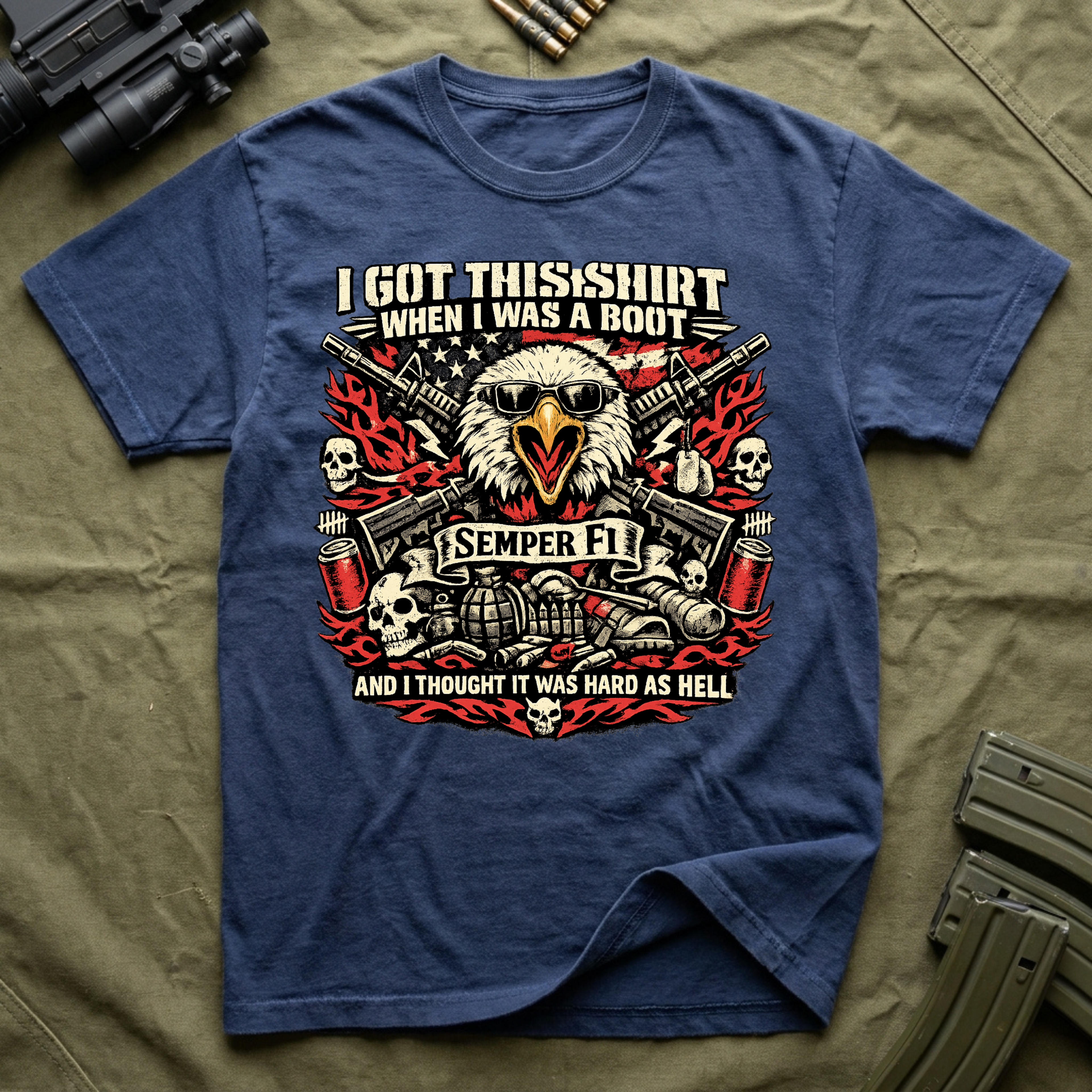 When I Was a Boot - Premium T-Shirt